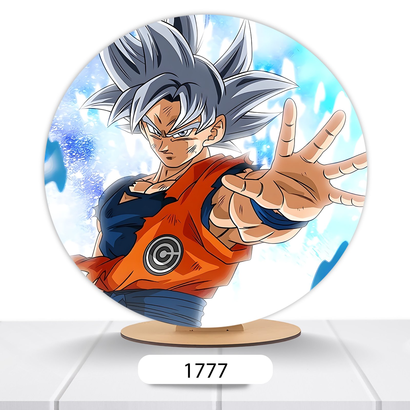Painel Redondo Dragon Ball 50x50cm - Imagem 3