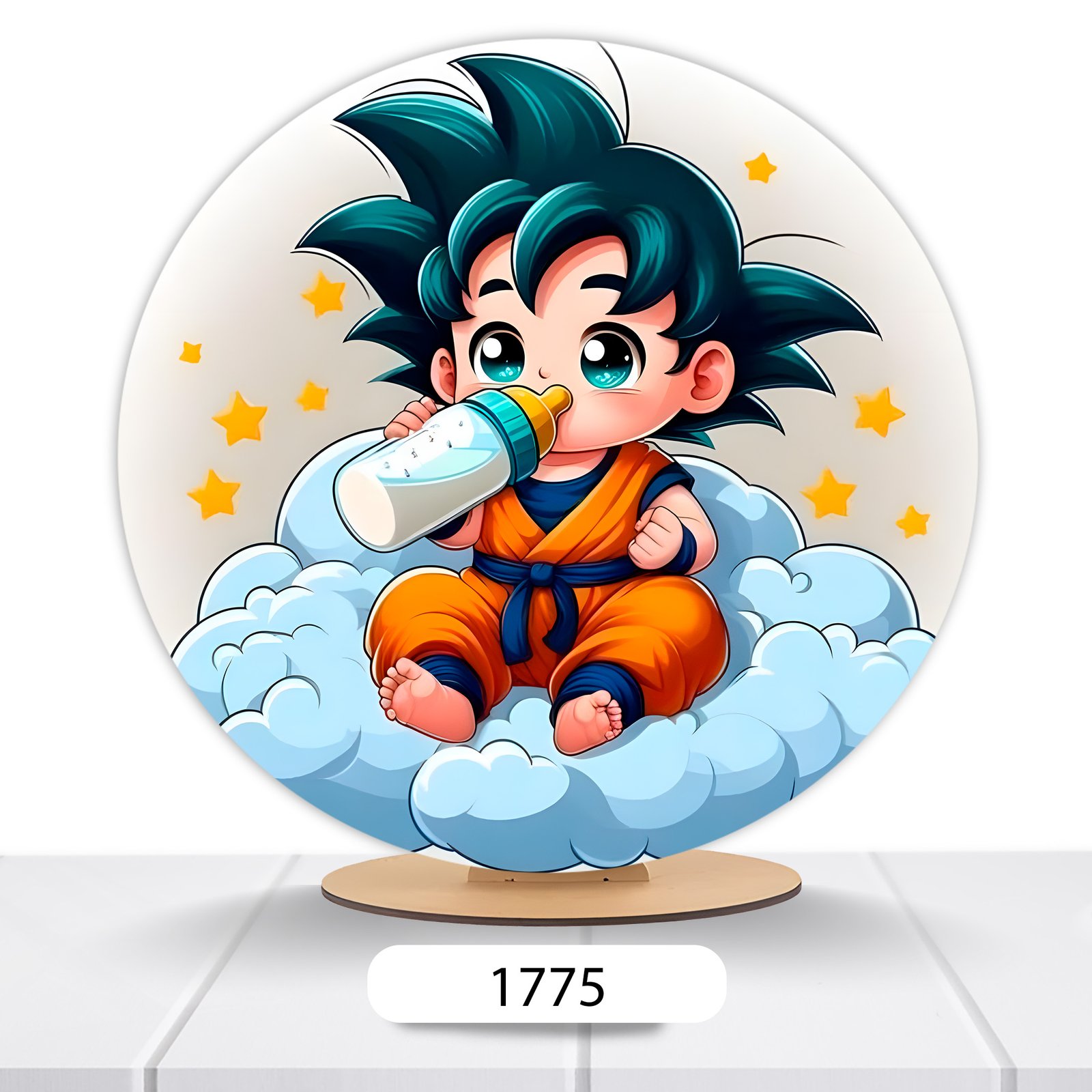 Painel Redondo Dragon Ball 50x50cm