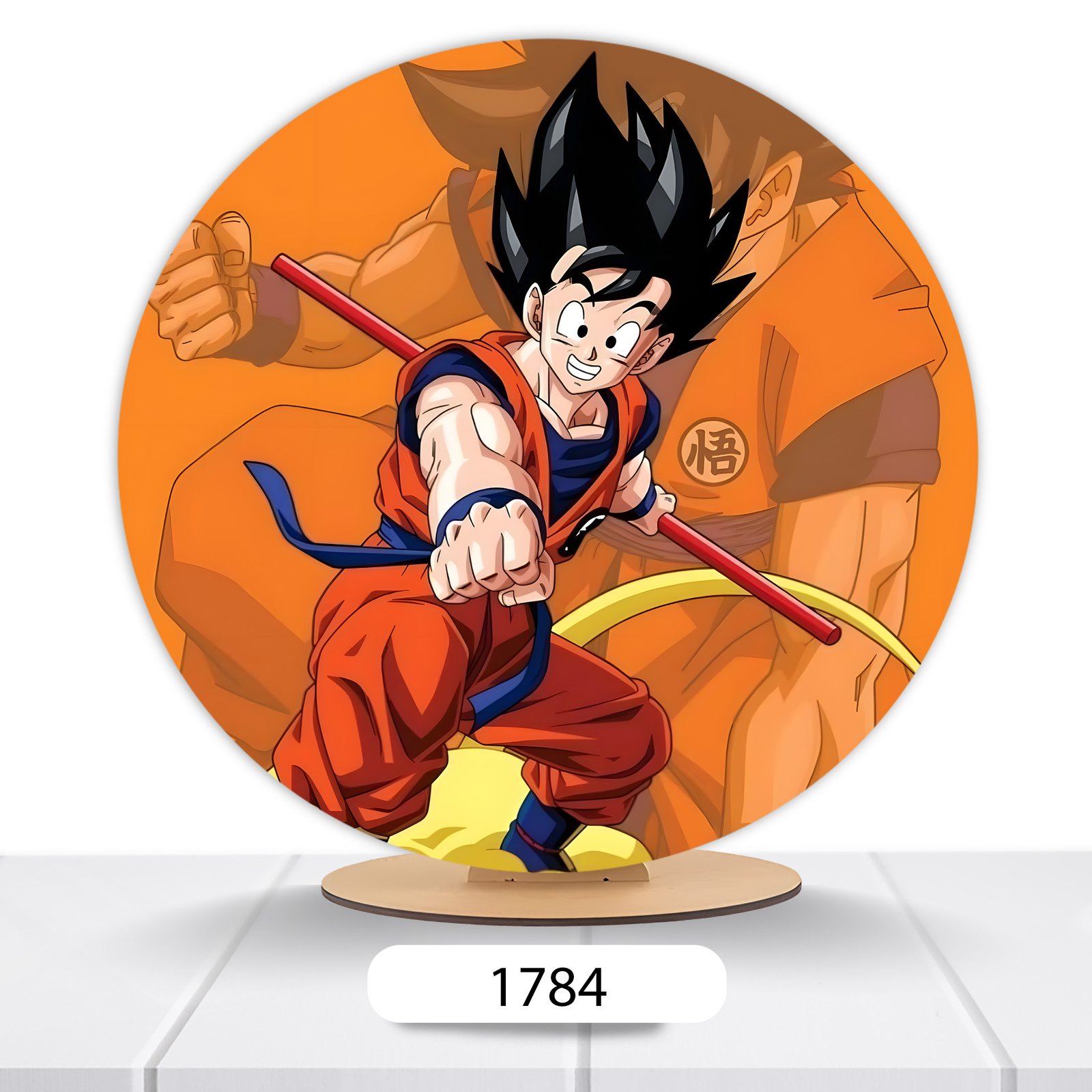 Painel Redondo Dragon Ball 50x50cm - Imagem 10