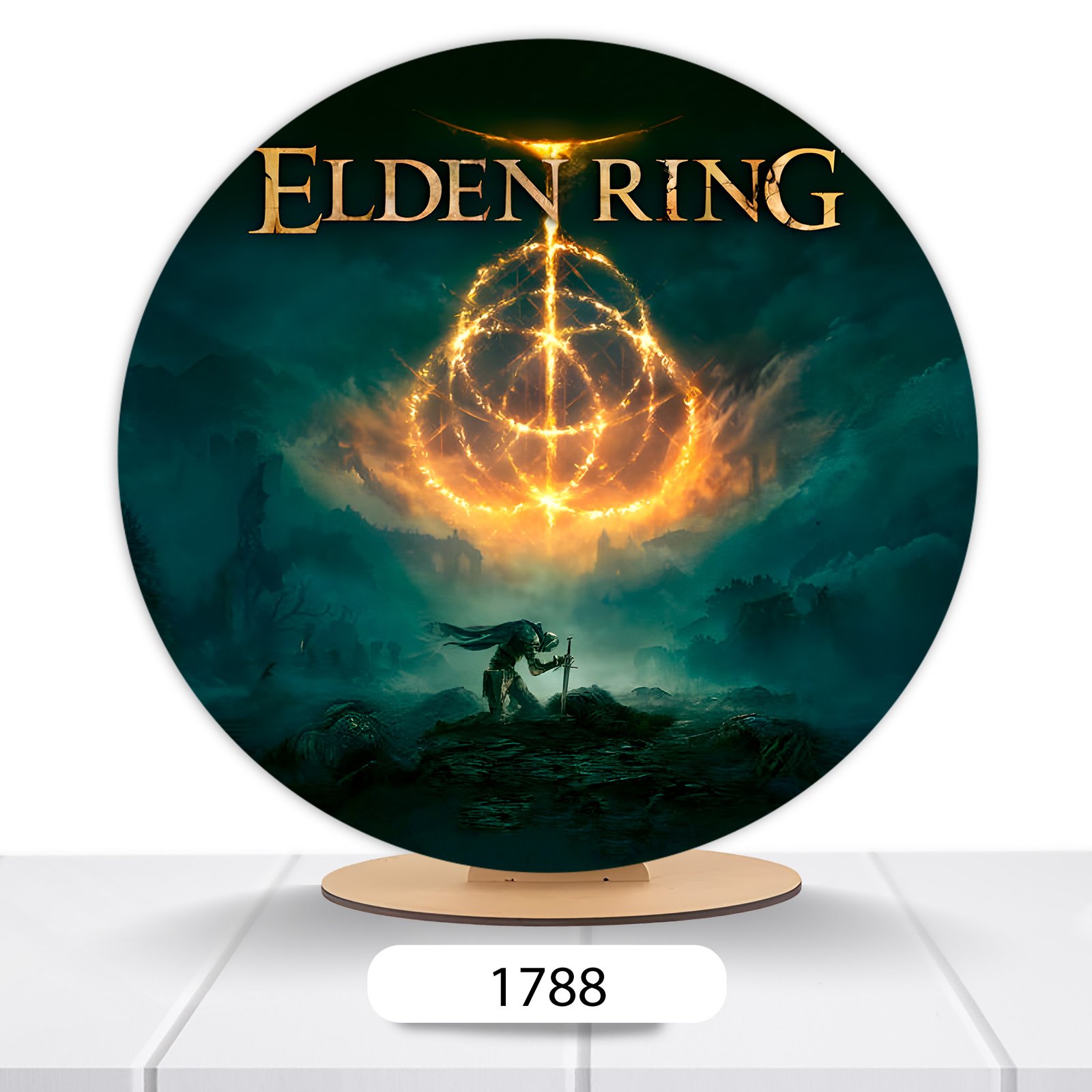 Painel Redondo Elden Ring 50x50cm