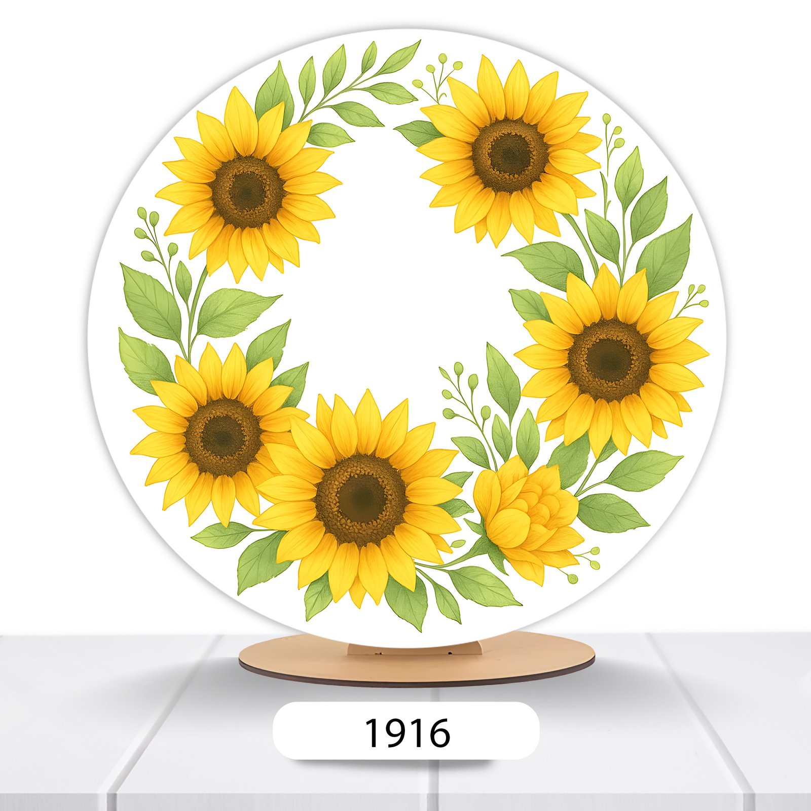 Painel Redondo Flores 50x50cm - Imagem 11