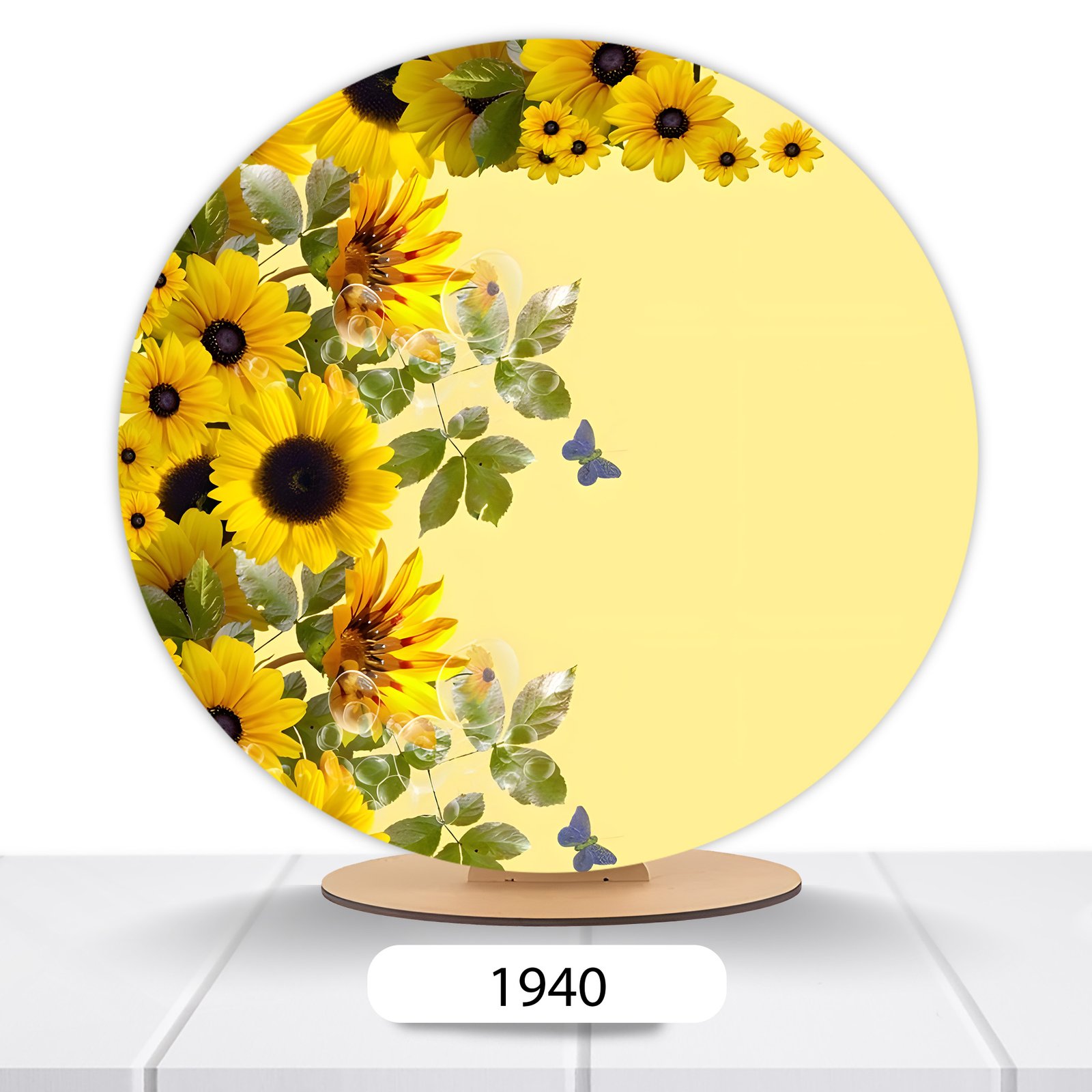 Painel Redondo Flores 50x50cm - Imagem 16