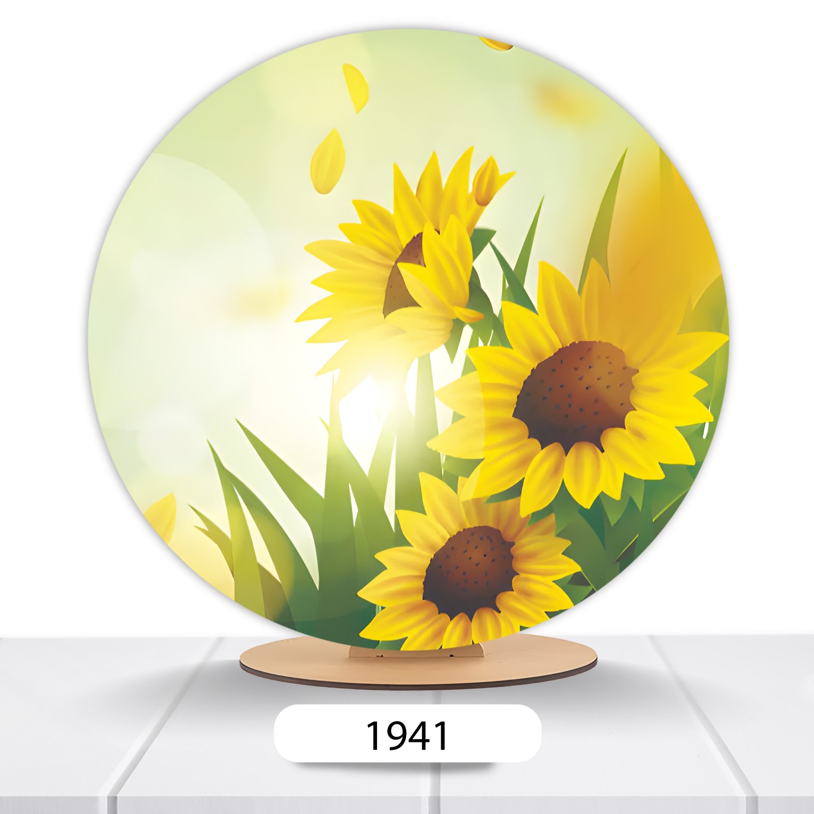 Painel Redondo Flores 50x50cm - Imagem 17