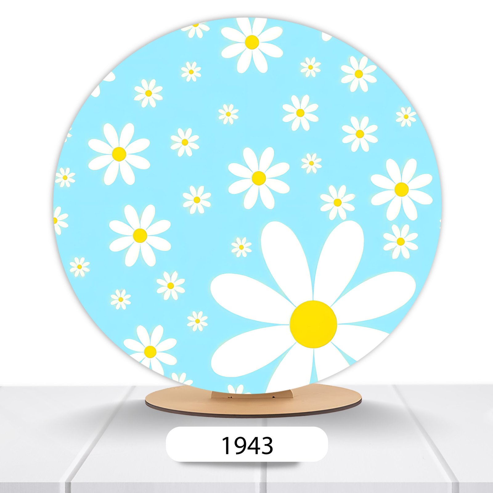 Painel Redondo Flores 50x50cm - Imagem 19