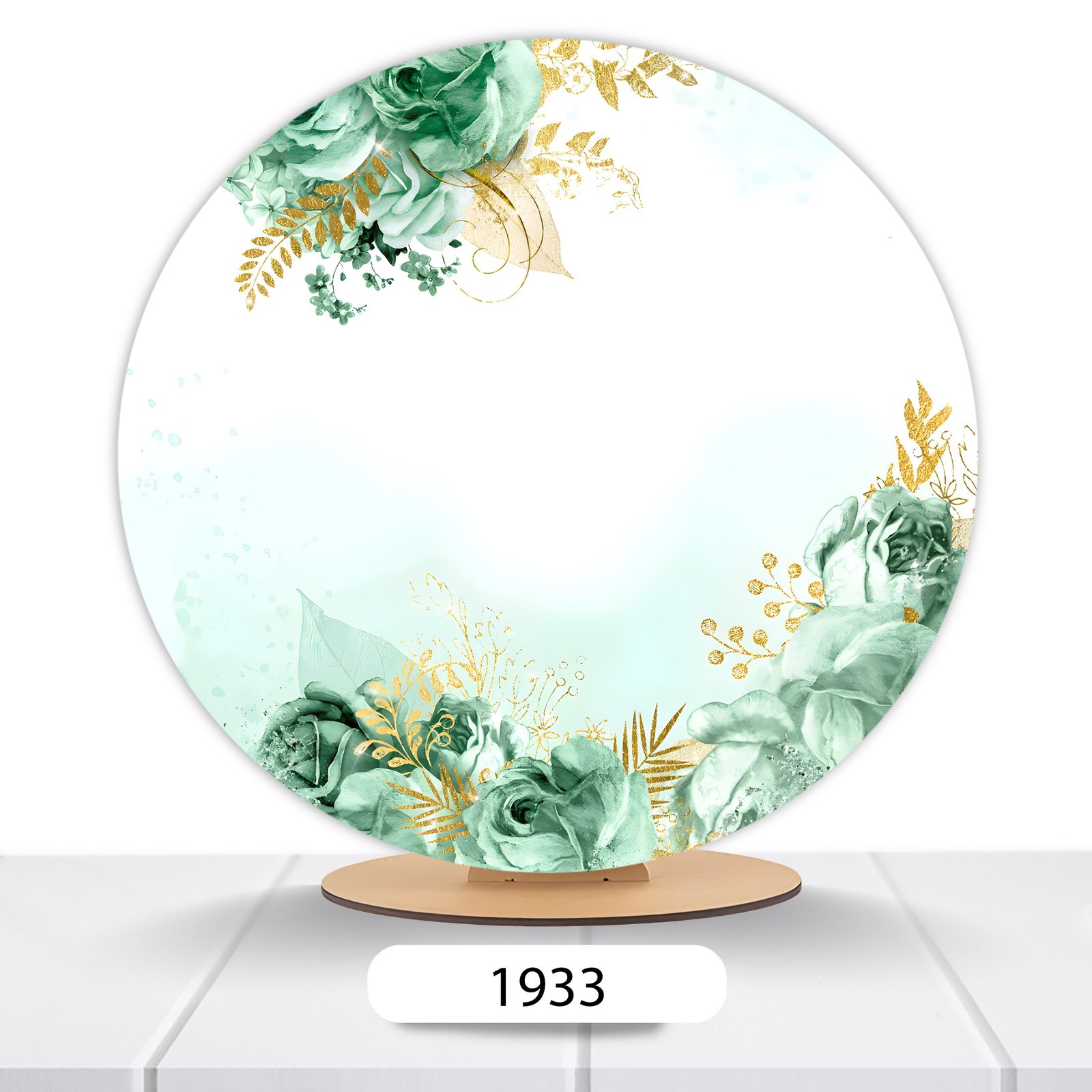 Painel Redondo Flores 50x50cm - Imagem 9