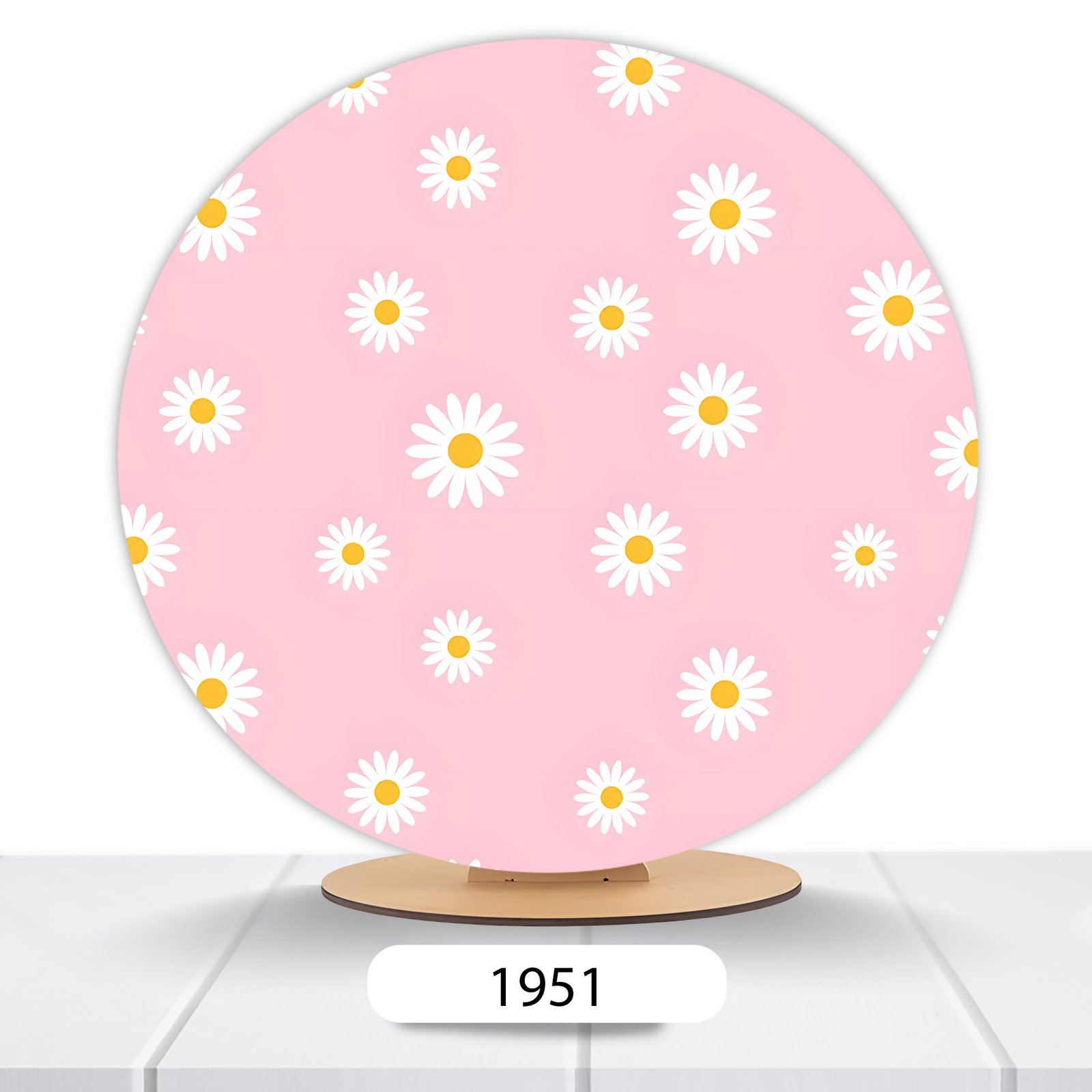 Painel Redondo Flores 50x50cm - Imagem 8