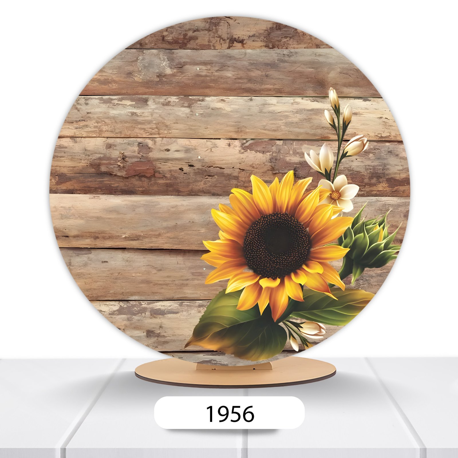 Painel Redondo Flores 50x50cm - Imagem 13