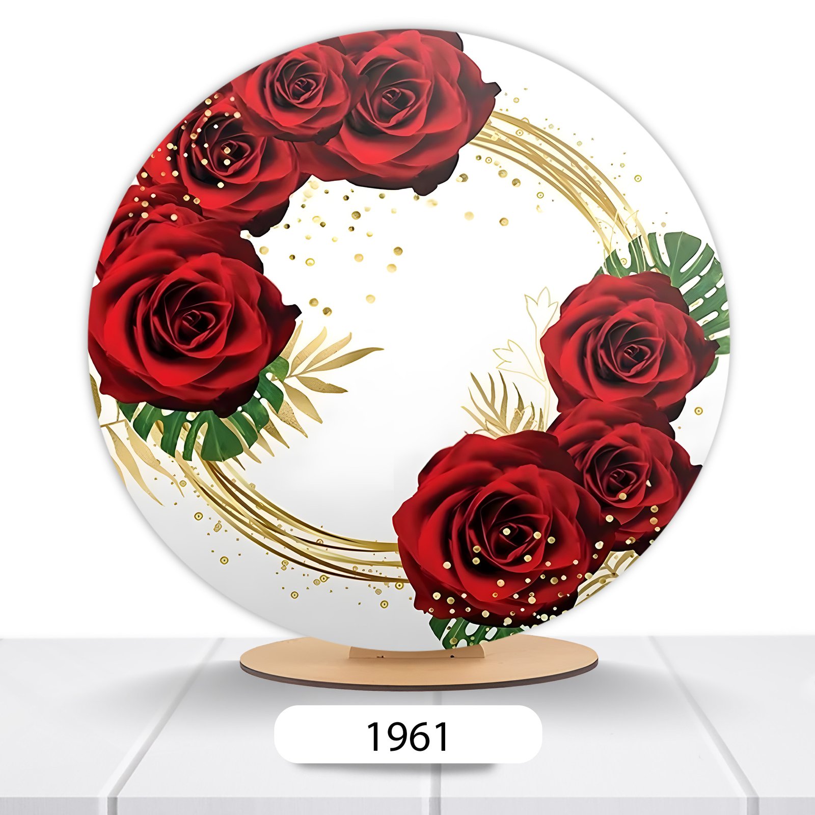 Painel Redondo Flores 50x50cm - Imagem 18