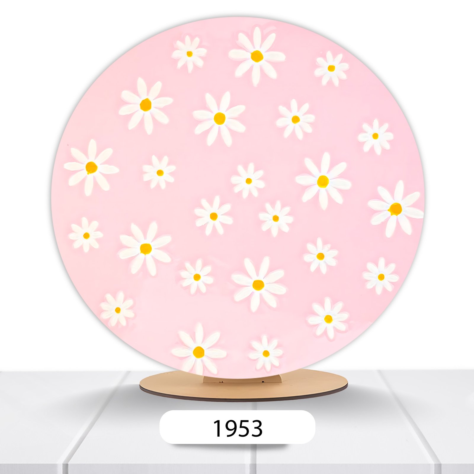 Painel Redondo Flores 50x50cm - Imagem 10