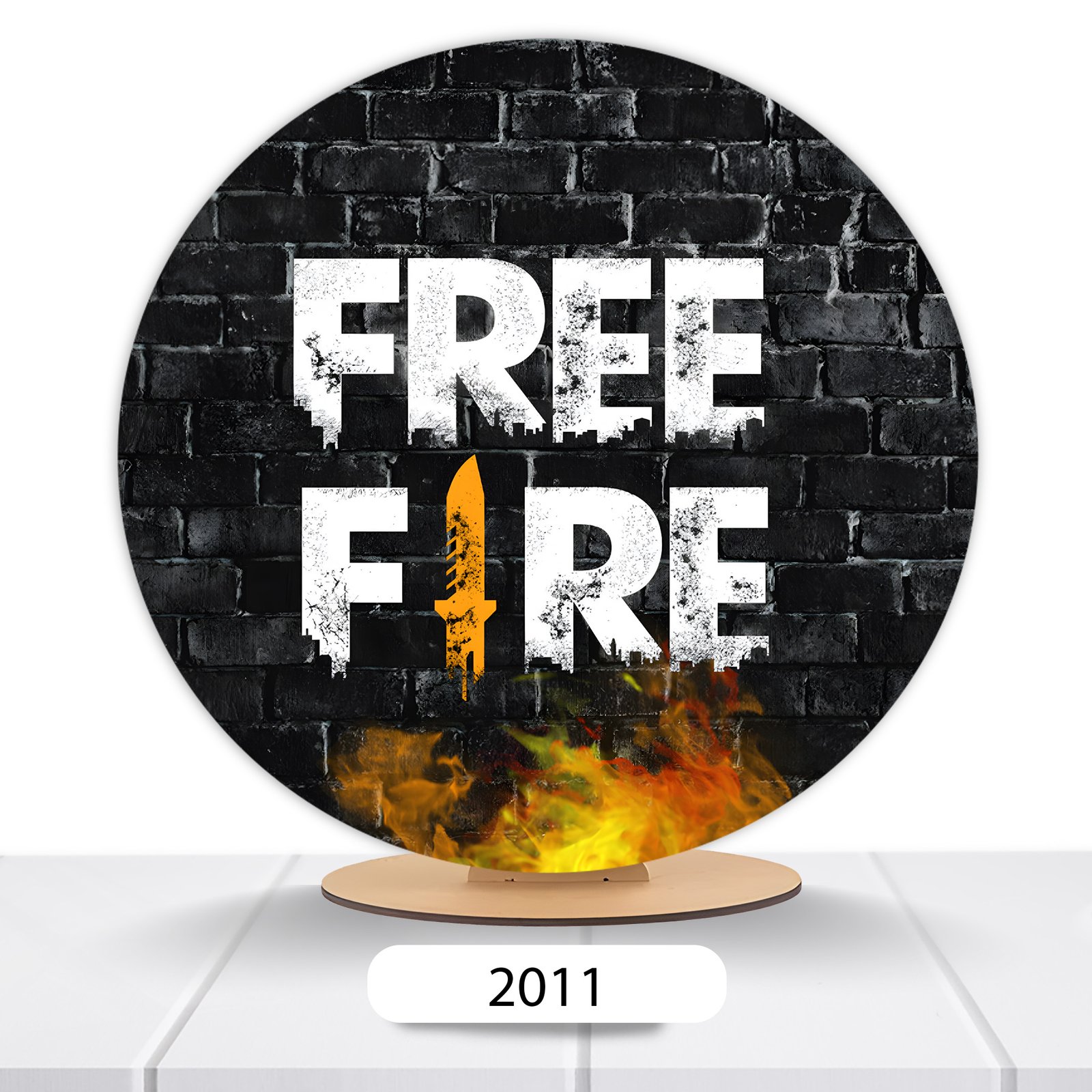 Painel Redondo Free Fire 50x50cm - Imagem 4