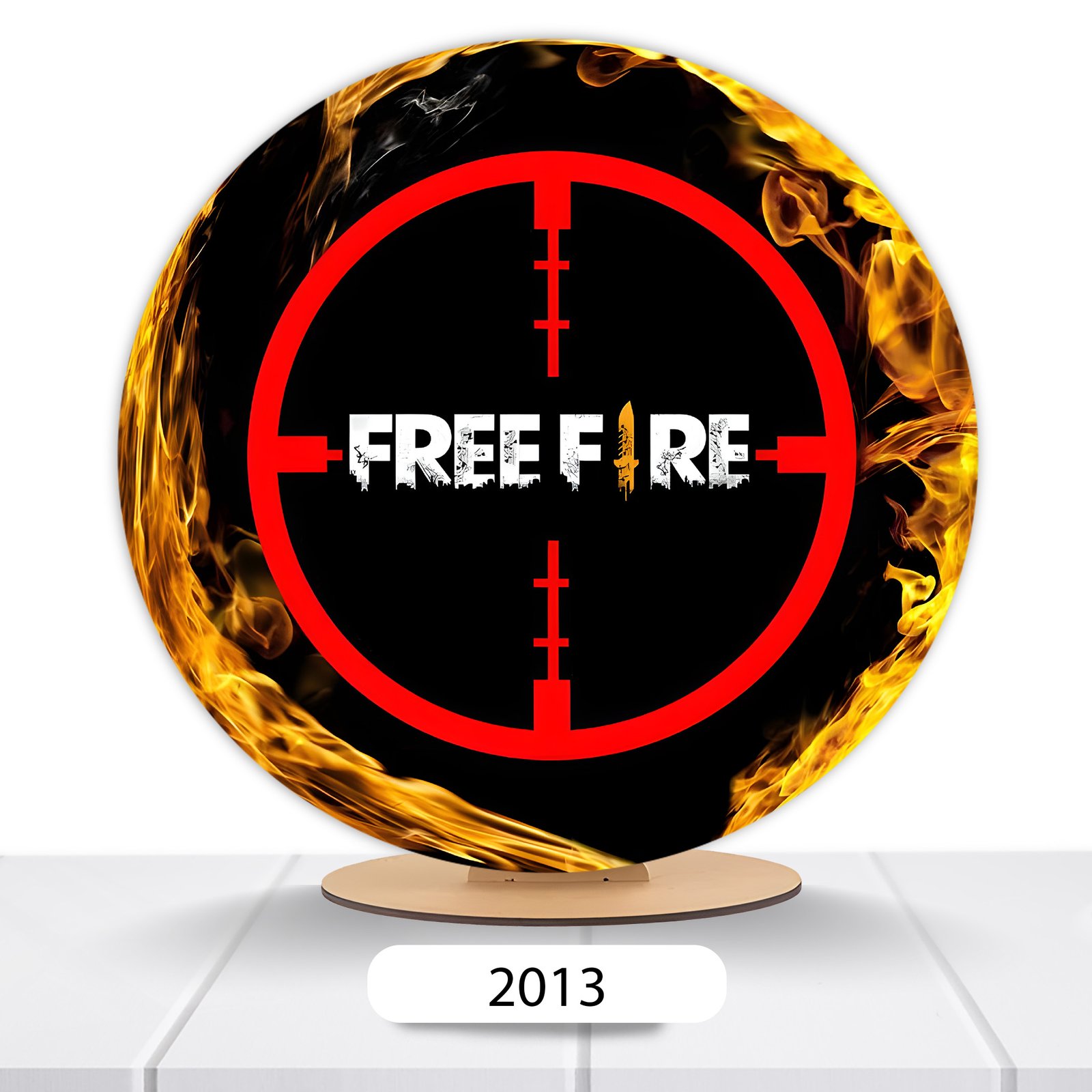 Painel Redondo Free Fire 50x50cm - Imagem 6