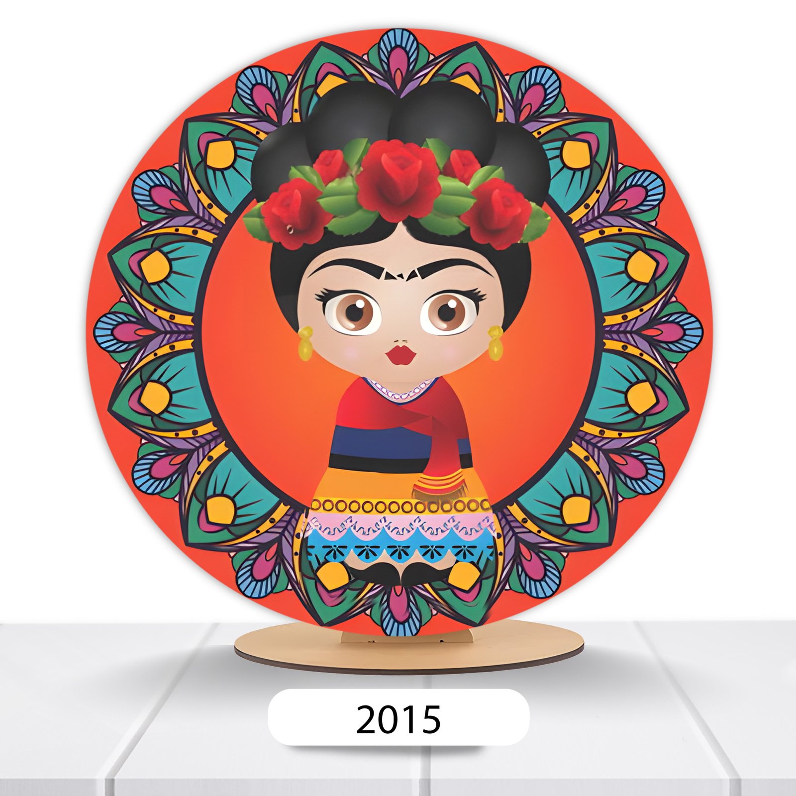 Painel Redondo Frida 50x50cm