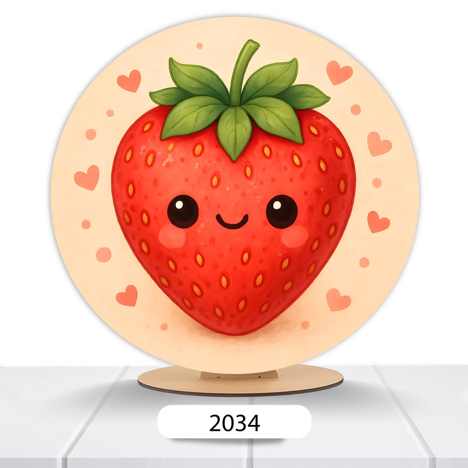 Painel Redondo Frutas 50x50cm - Imagem 7