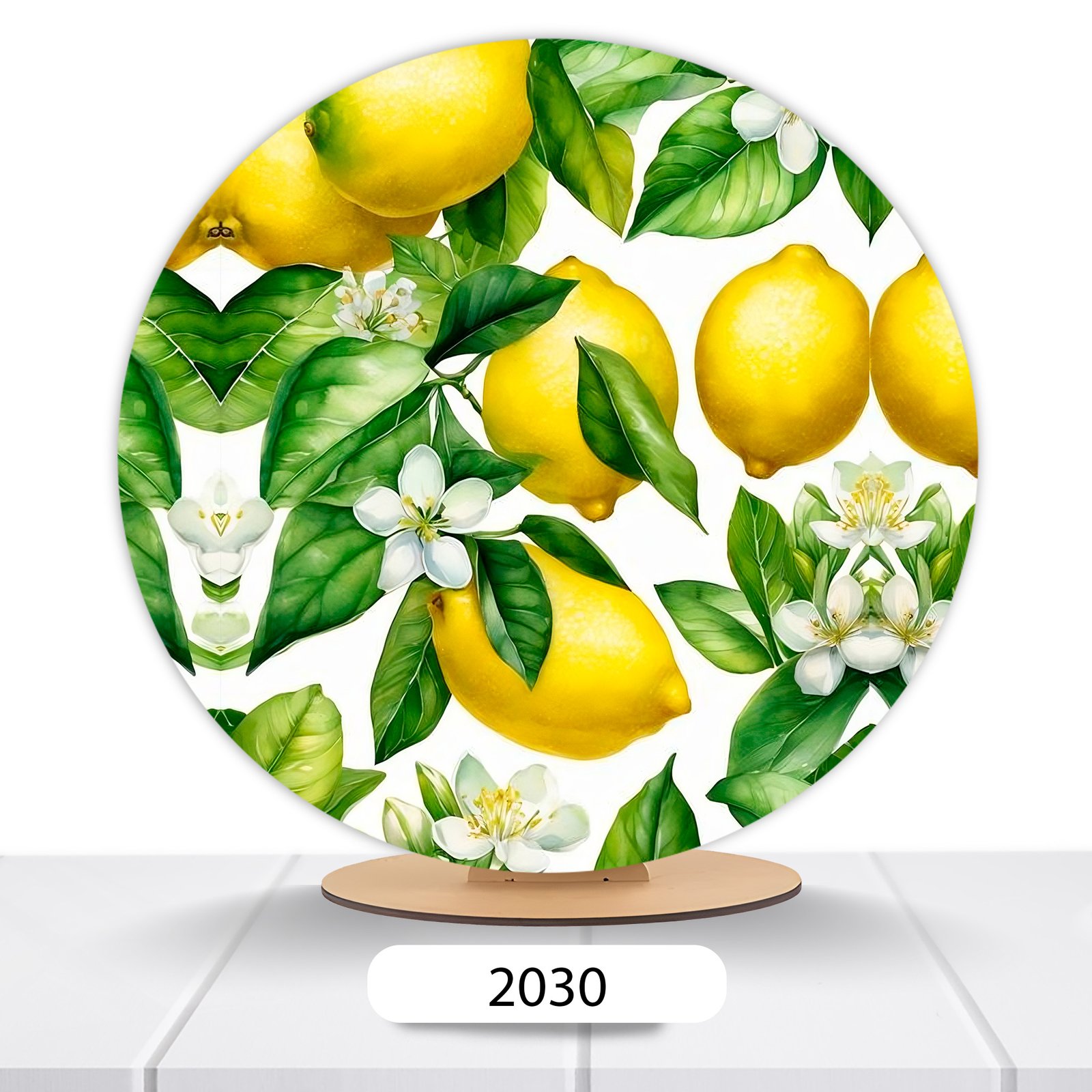 Painel Redondo Frutas 50x50cm - Imagem 3