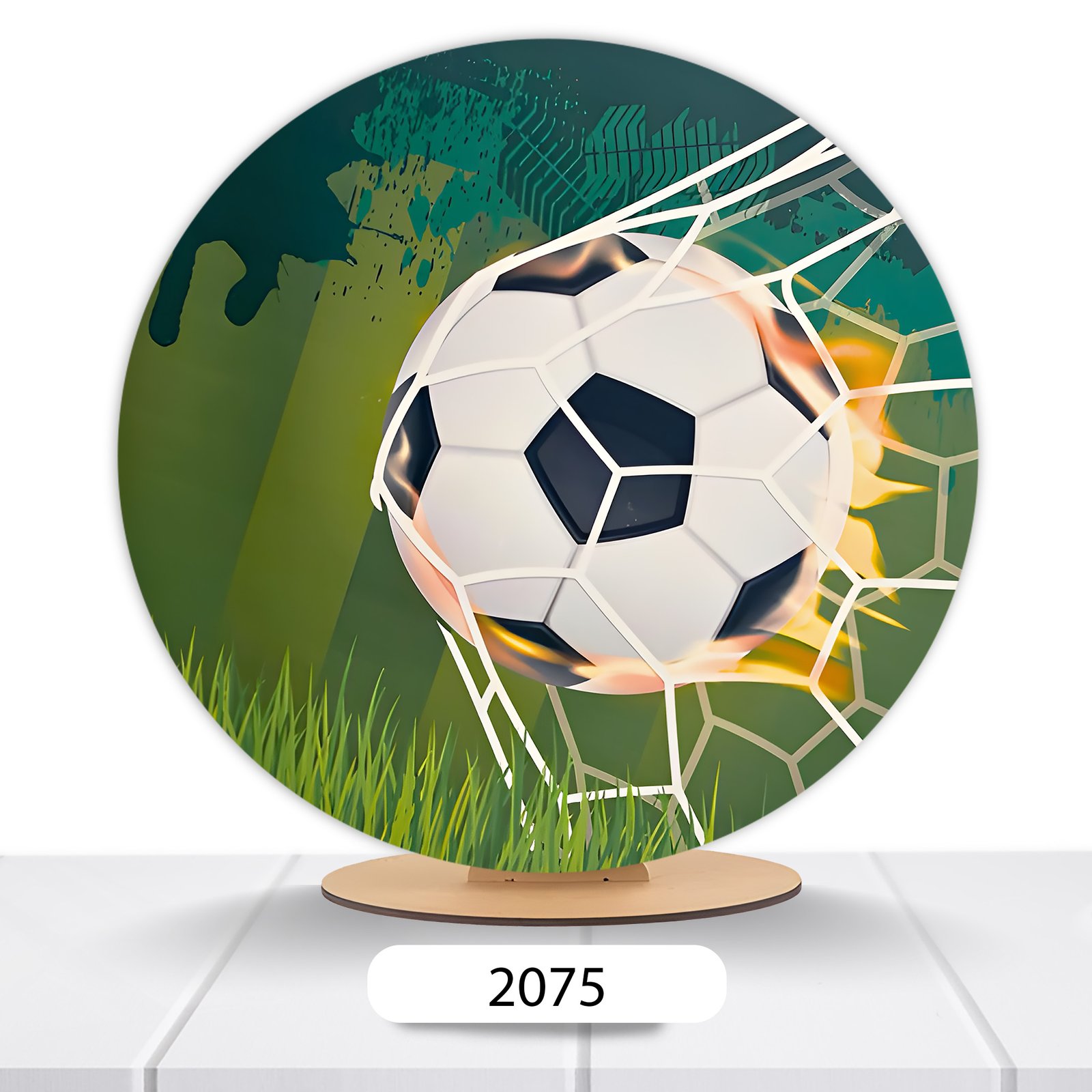 Painel Redondo Bola De Futebol 50x50cm - Imagem 10