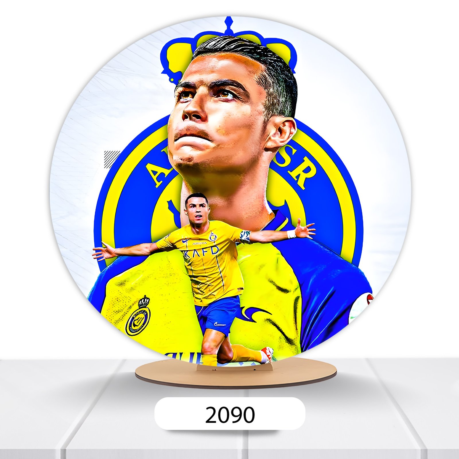 Painel Redondo CR7 50x50cm - Imagem 6
