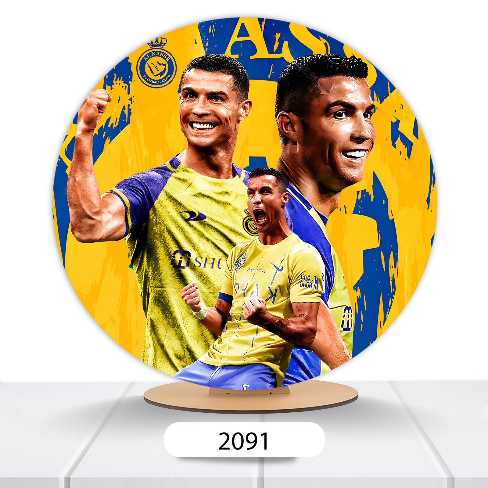 Painel Redondo CR7 50x50cm - Imagem 7