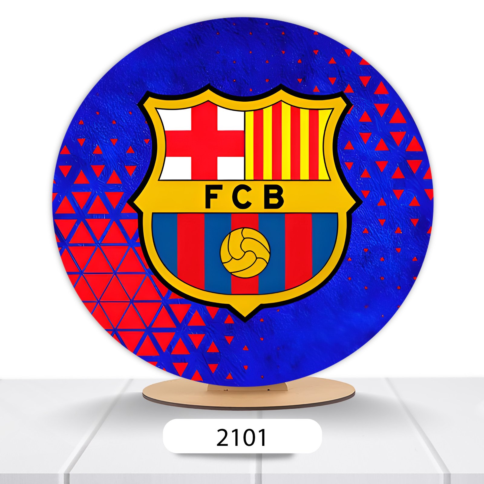 Painel Redondo Barcelona 50x50cm - Imagem 2