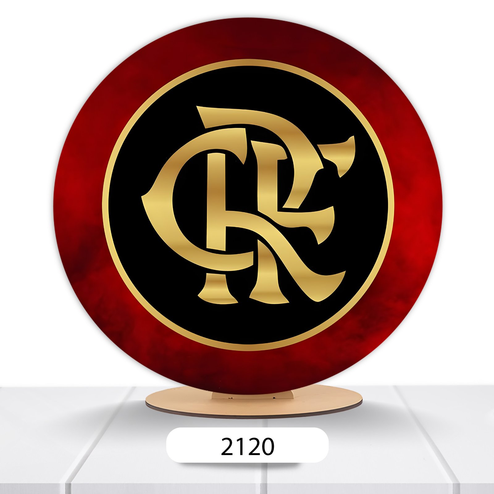 Painel Redondo Flamengo 50x50cm - Imagem 5