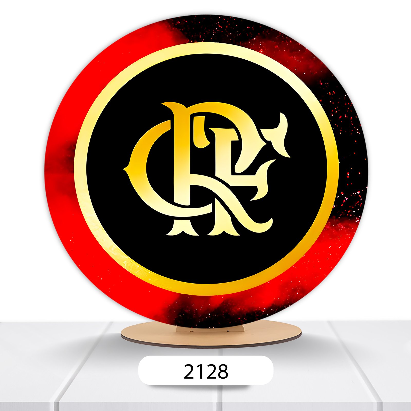 Painel Redondo Flamengo 50x50cm - Imagem 13