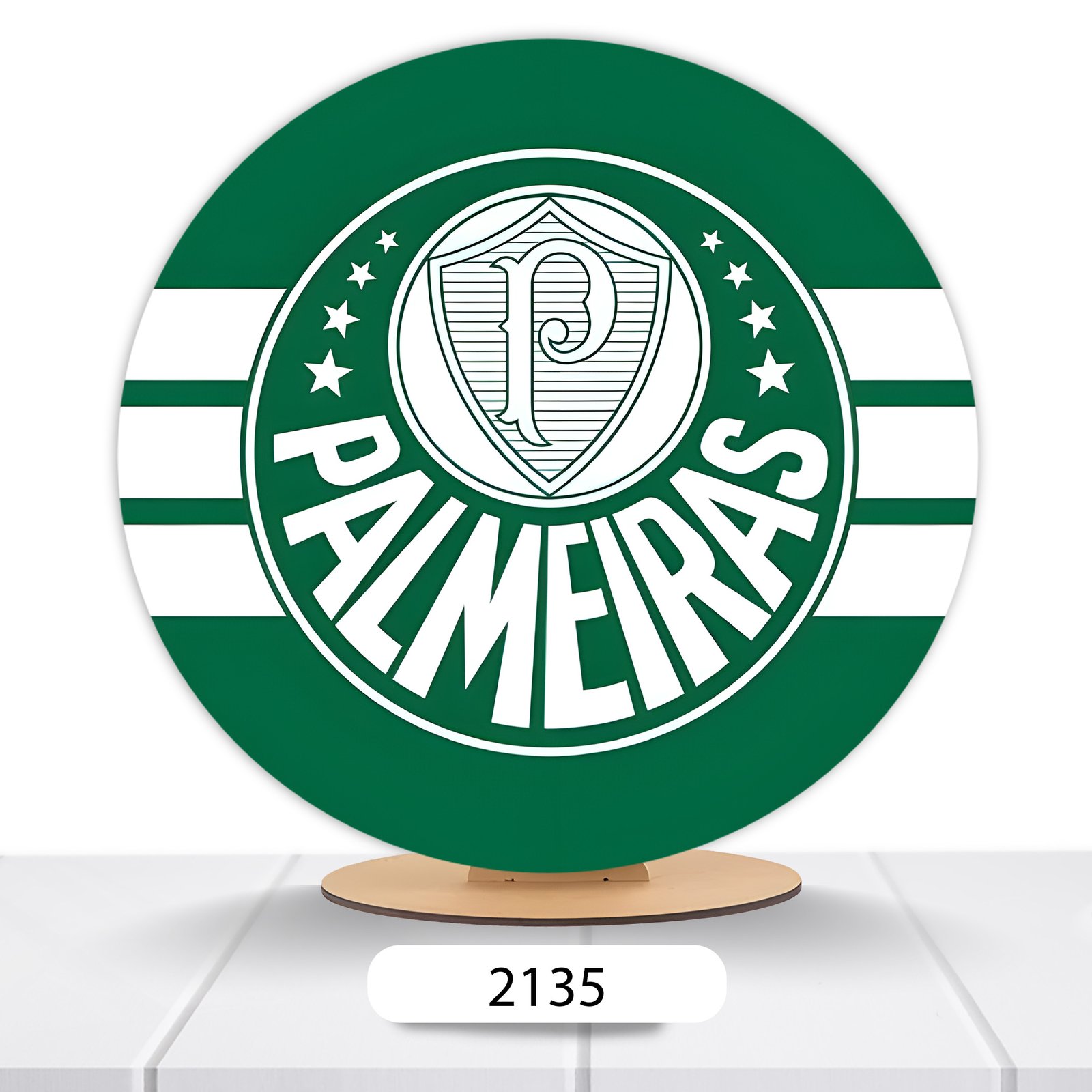Painel Redondo Palmeiras 50x50cm