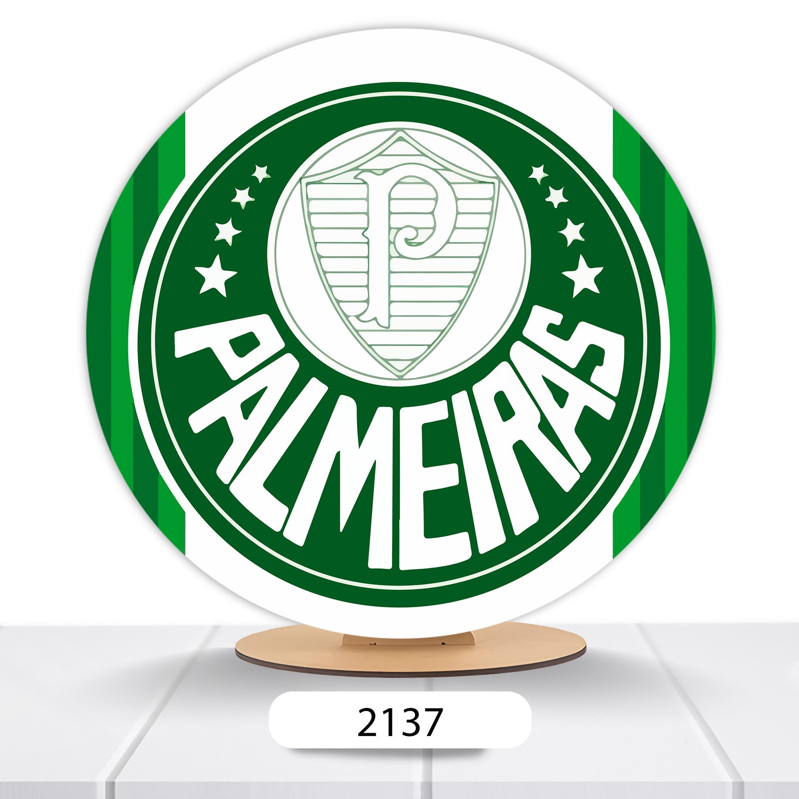 Painel Redondo Palmeiras 50x50cm - Imagem 3