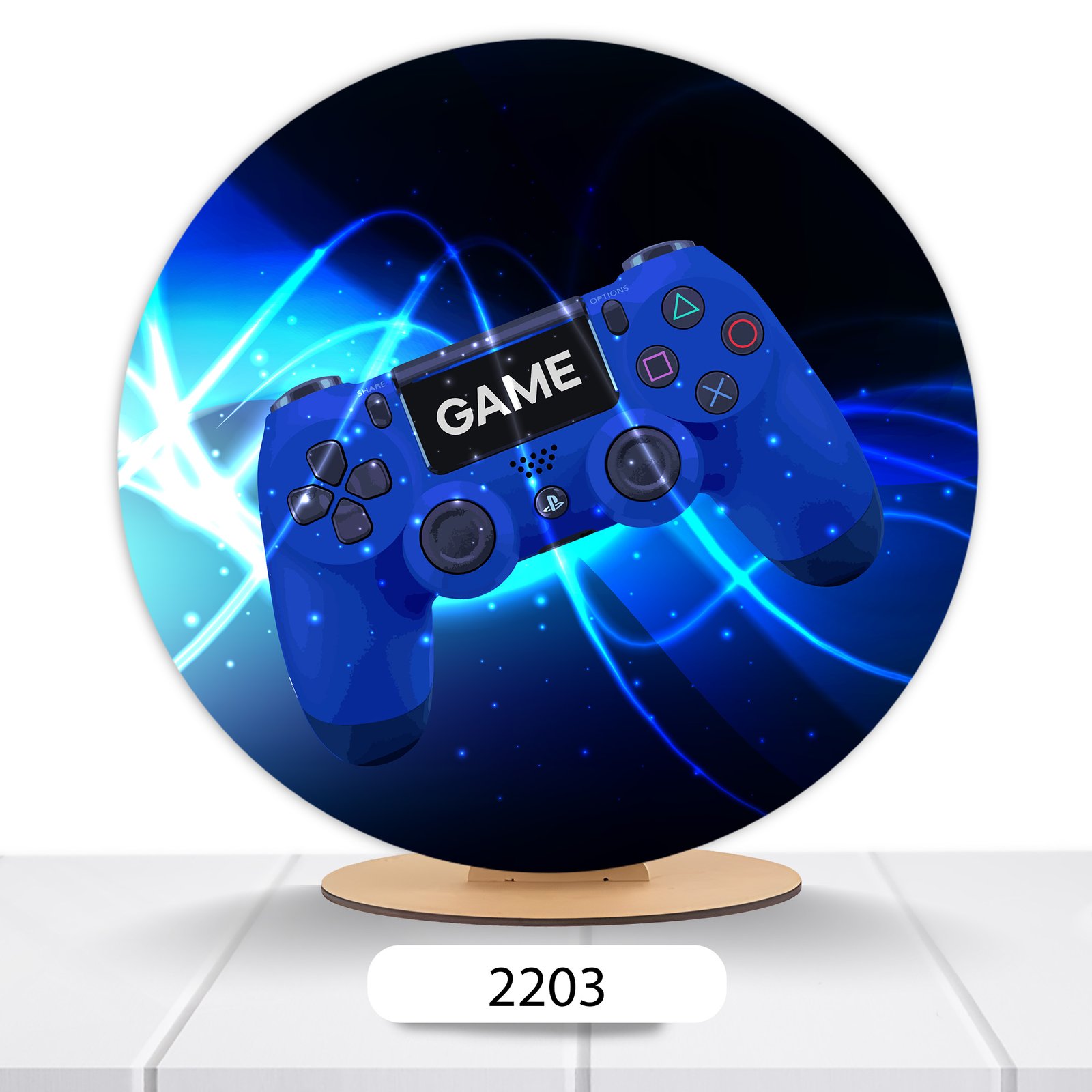 Painel Redondo Gamer 50x50cm - Imagem 6