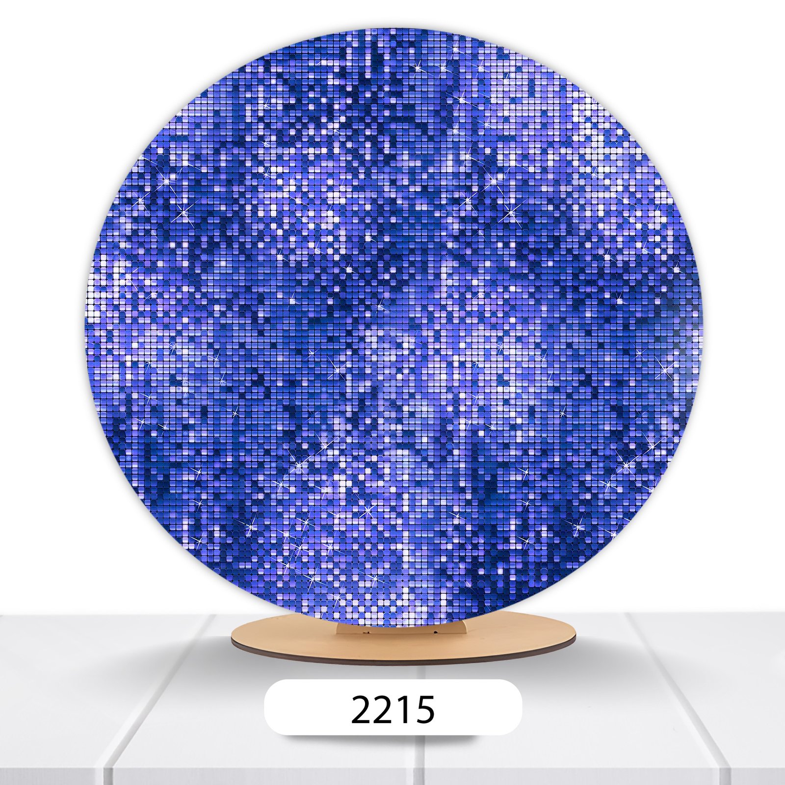 Painel Redondo Glitter 50x50cm - Imagem 3