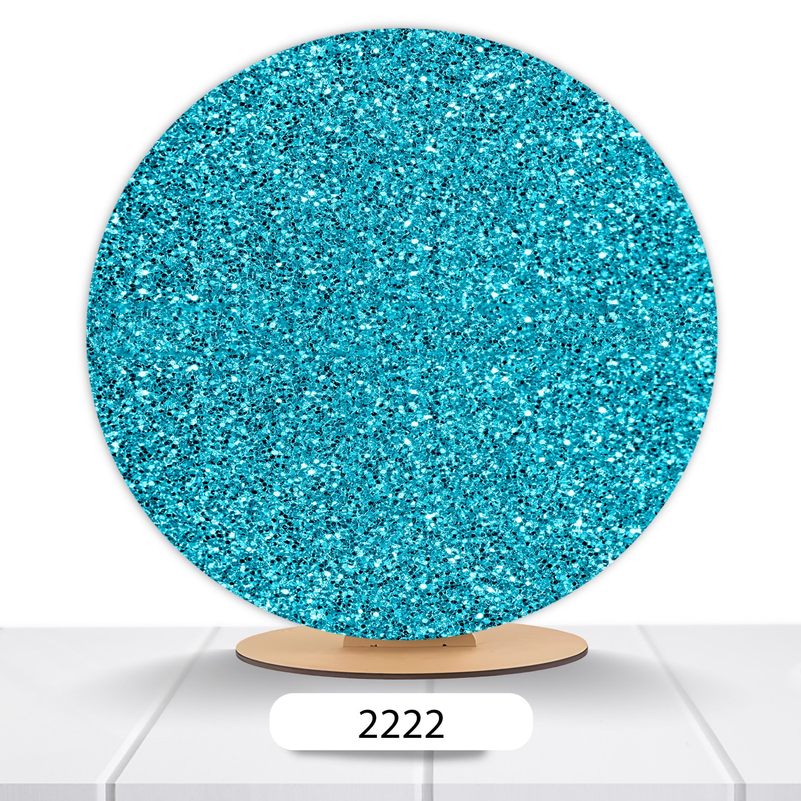 Painel Redondo Glitter 50x50cm - Imagem 10