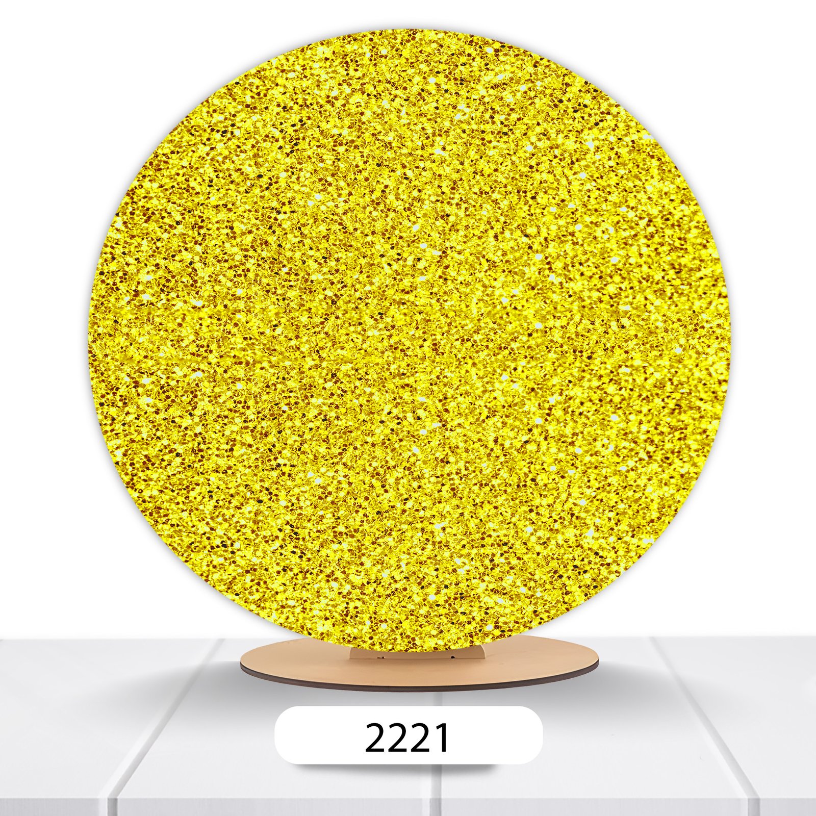Painel Redondo Glitter 50x50cm - Imagem 9