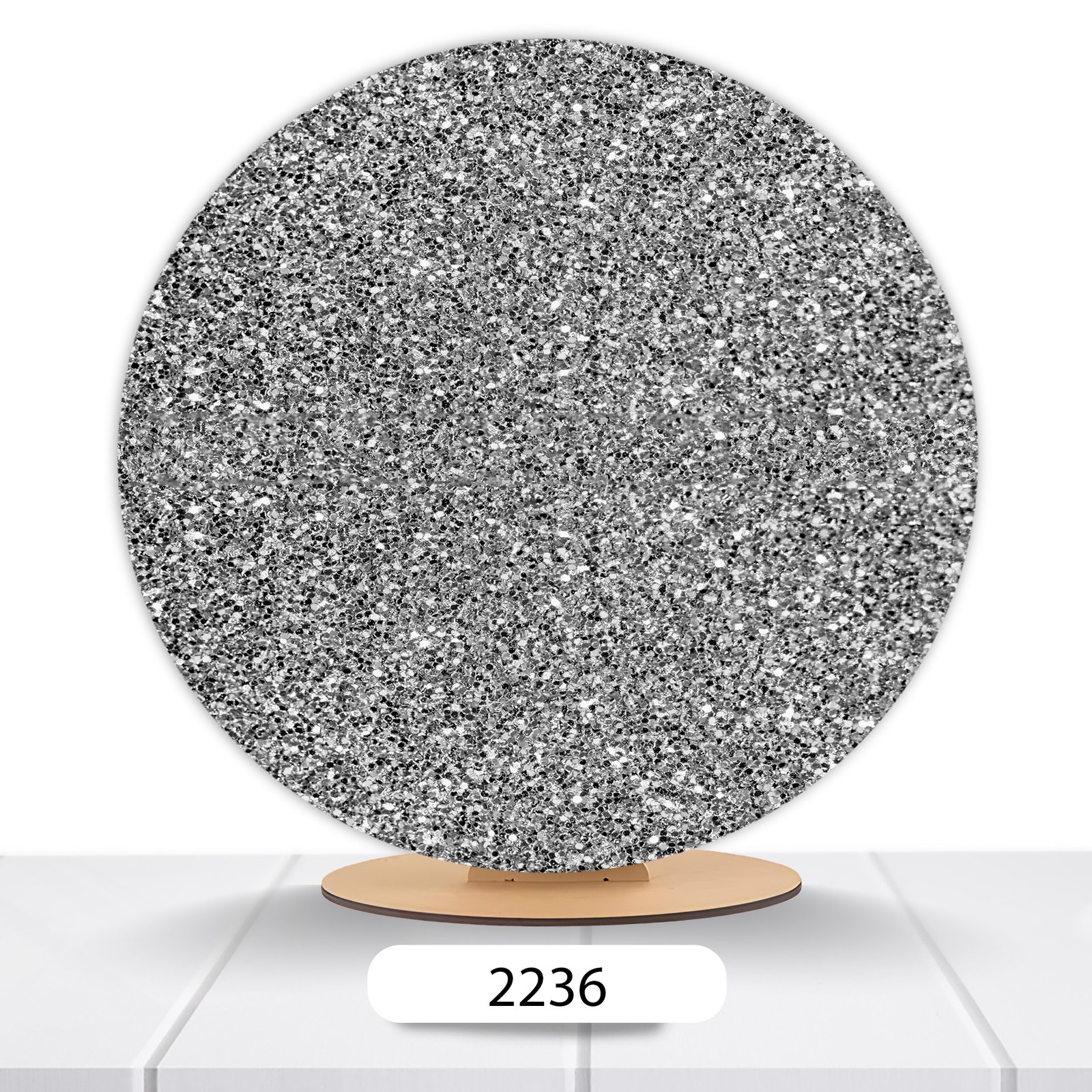 Painel Redondo Glitter 50x50cm - Imagem 5