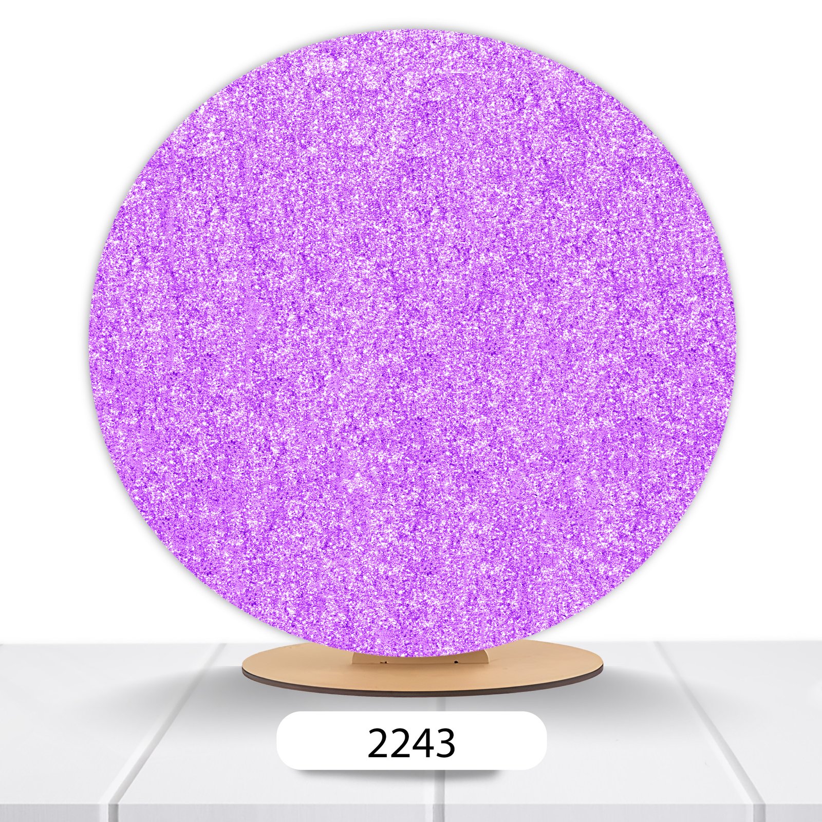 Painel Redondo Glitter 50x50cm - Imagem 12
