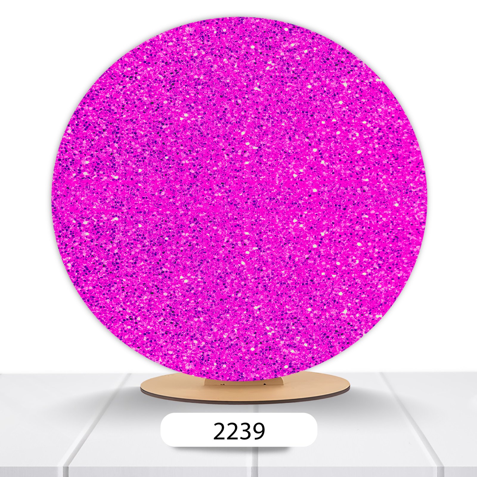 Painel Redondo Glitter 50x50cm - Imagem 8