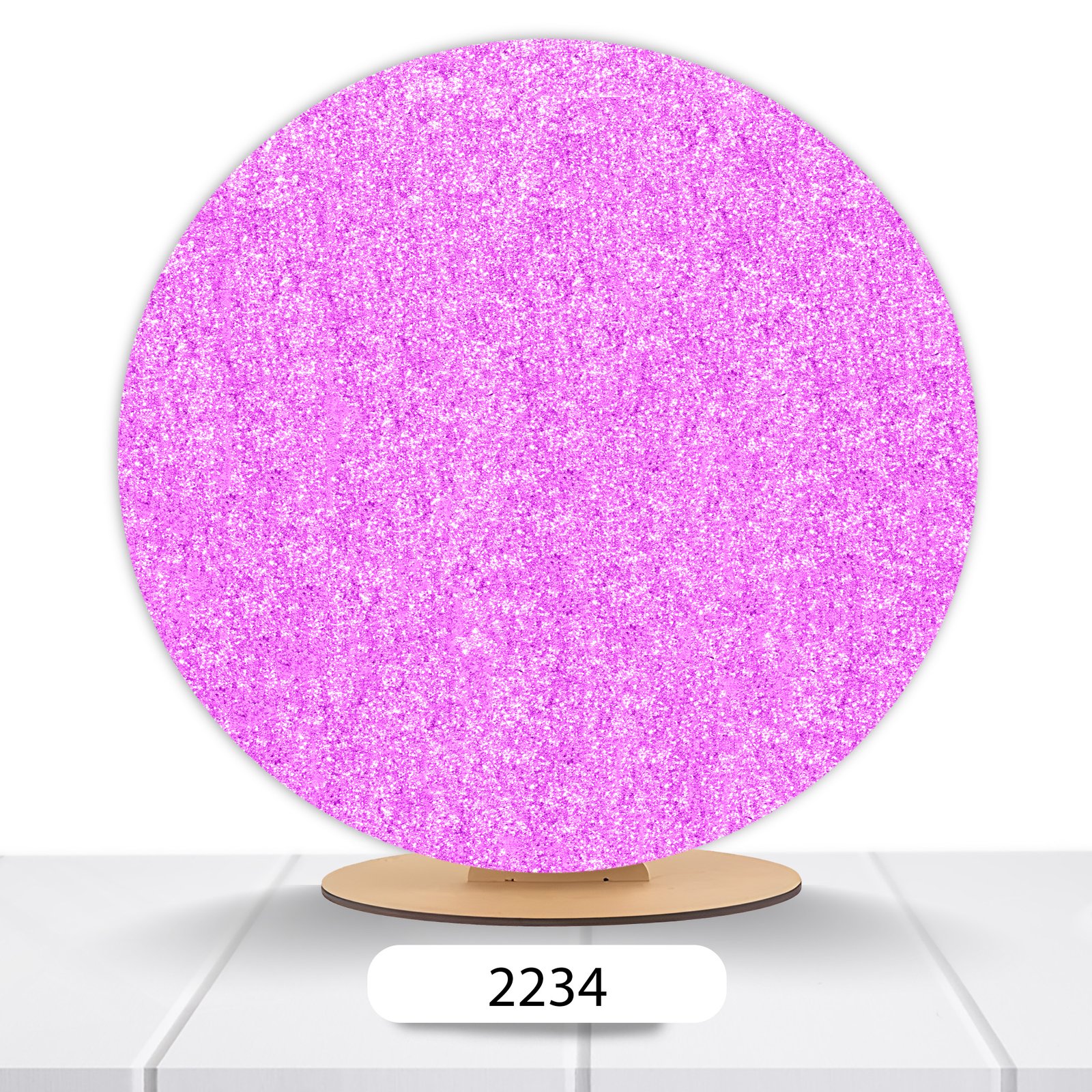 Painel Redondo Glitter 50x50cm - Imagem 3