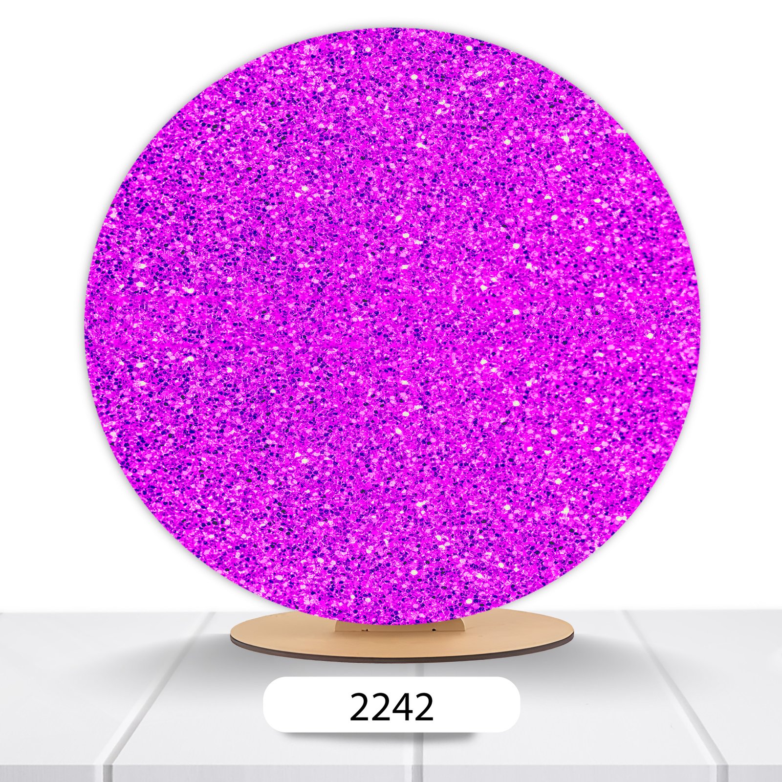 Painel Redondo Glitter 50x50cm - Imagem 11