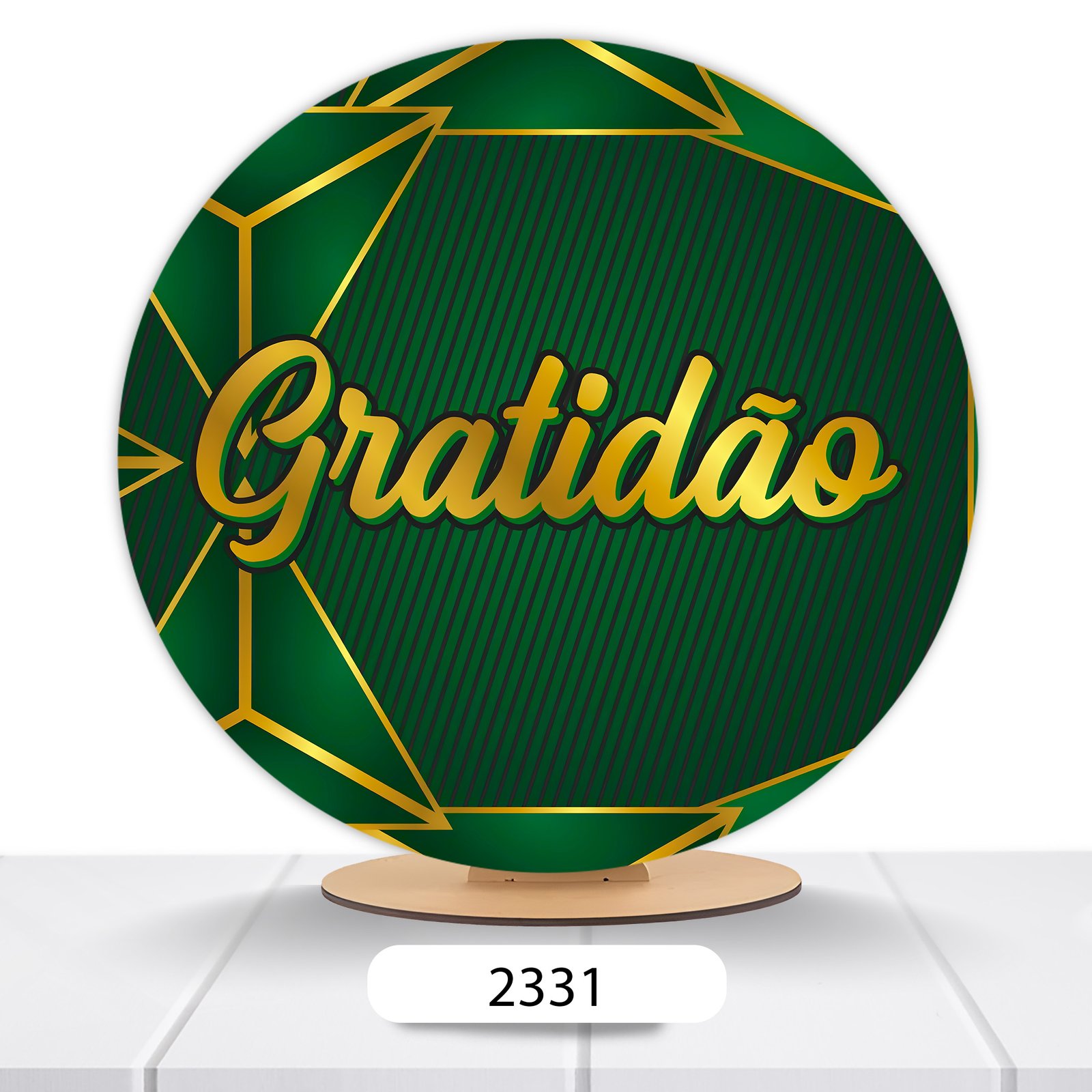 Painel Redondo Gratidão 50x50cm - Imagem 12