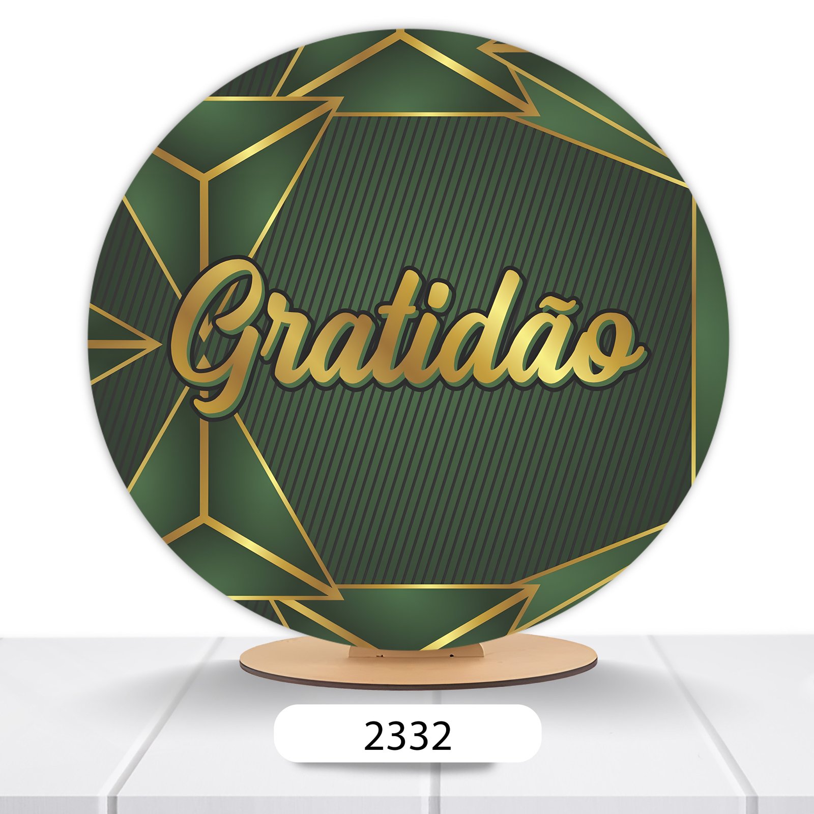 Painel Redondo Gratidão 50x50cm - Imagem 13