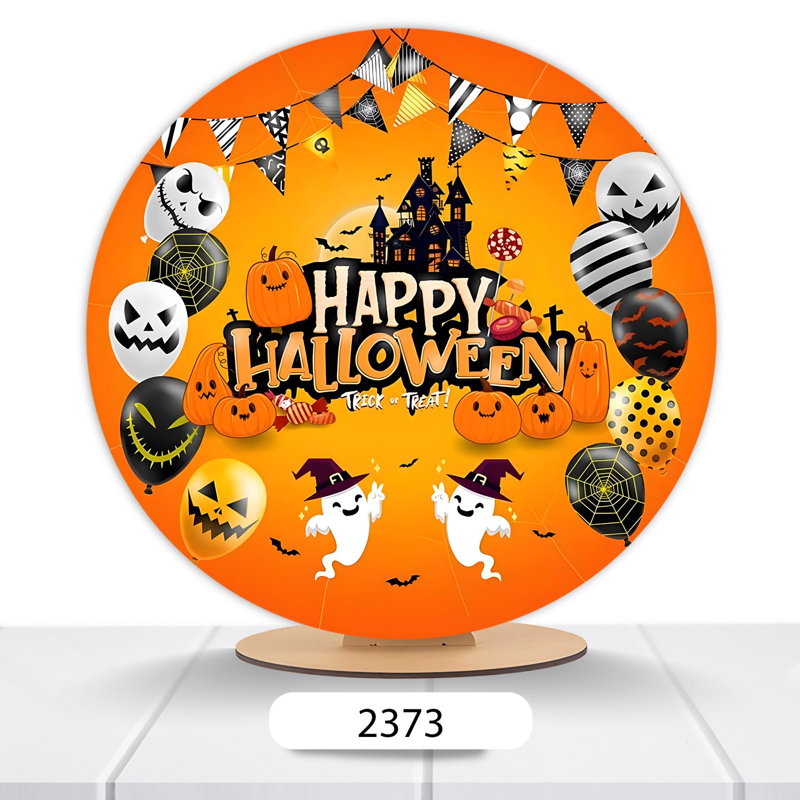 Painel Redondo Halloween 50x50cm - Imagem 12