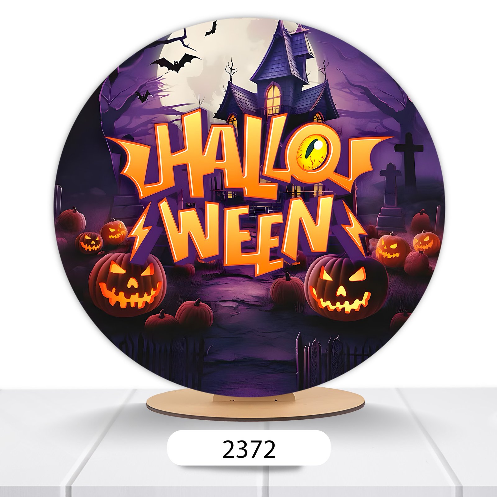 Painel Redondo Halloween 50x50cm - Imagem 11