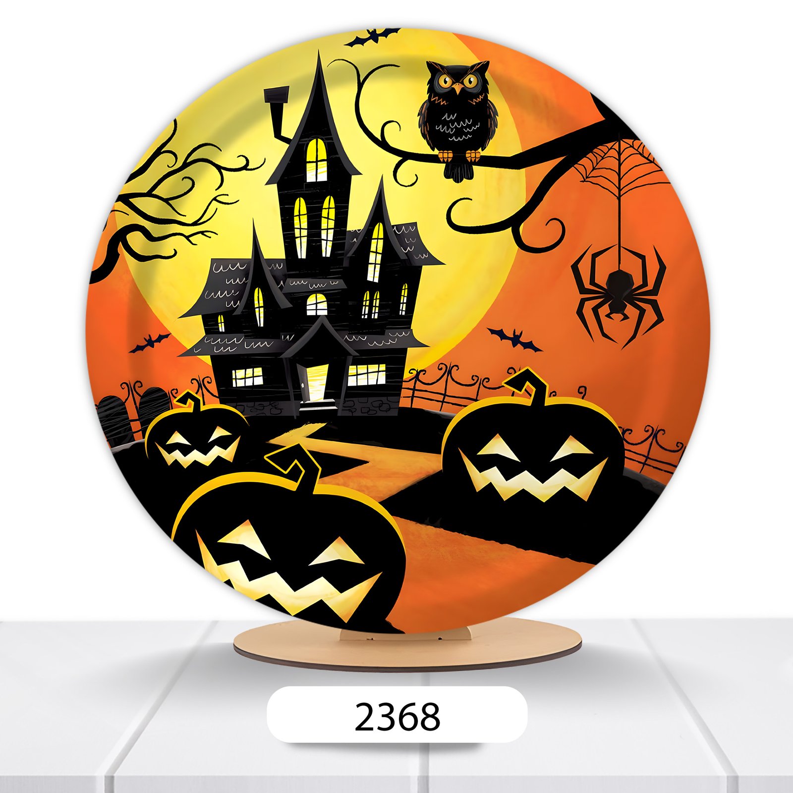 Painel Redondo Halloween 50x50cm - Imagem 7