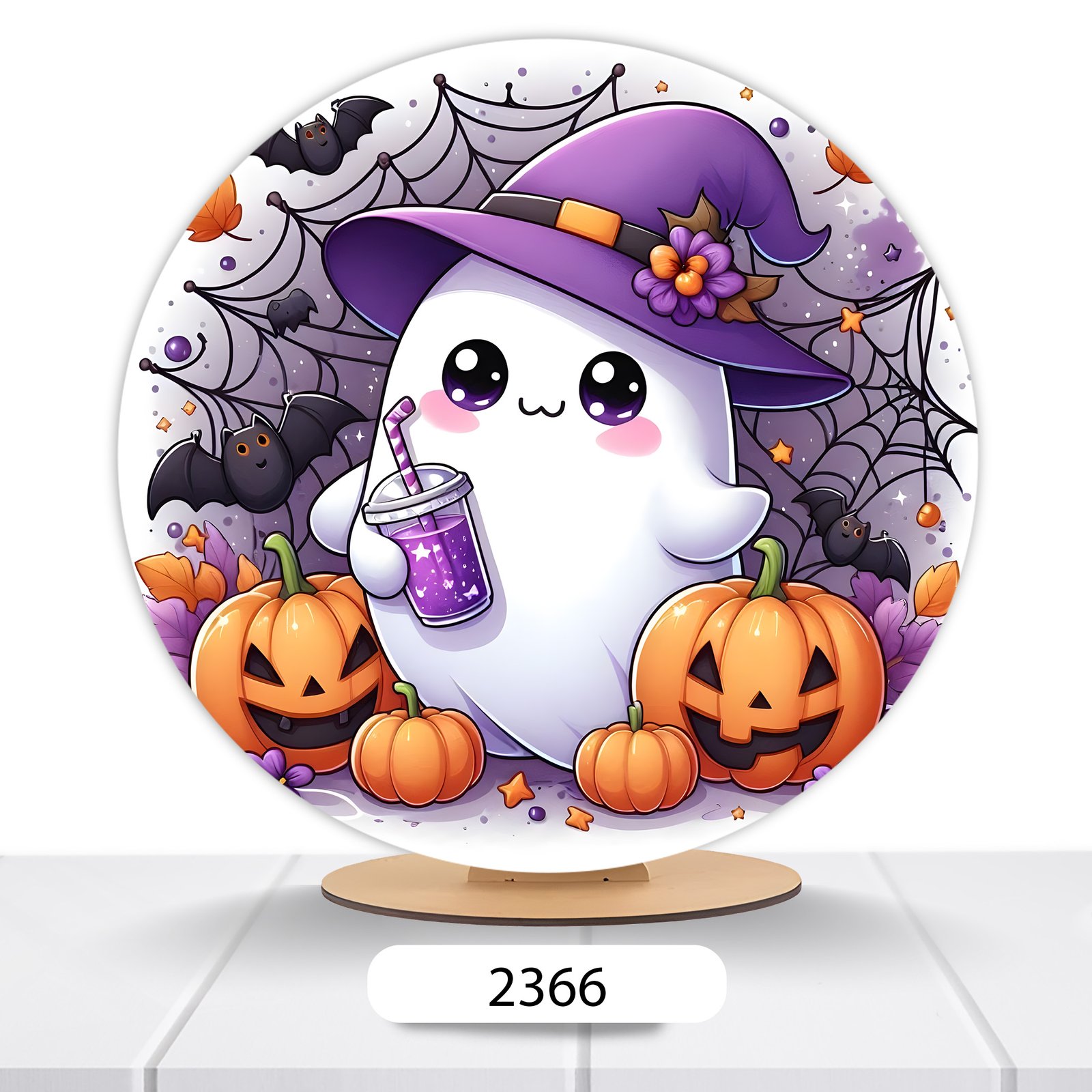 Painel Redondo Halloween 50x50cm - Imagem 5
