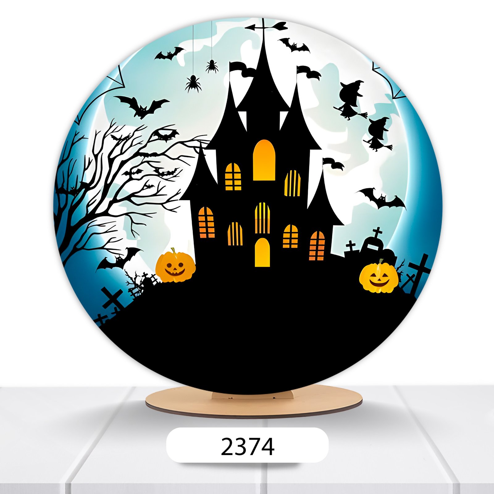 Painel Redondo Halloween 50x50cm - Imagem 13