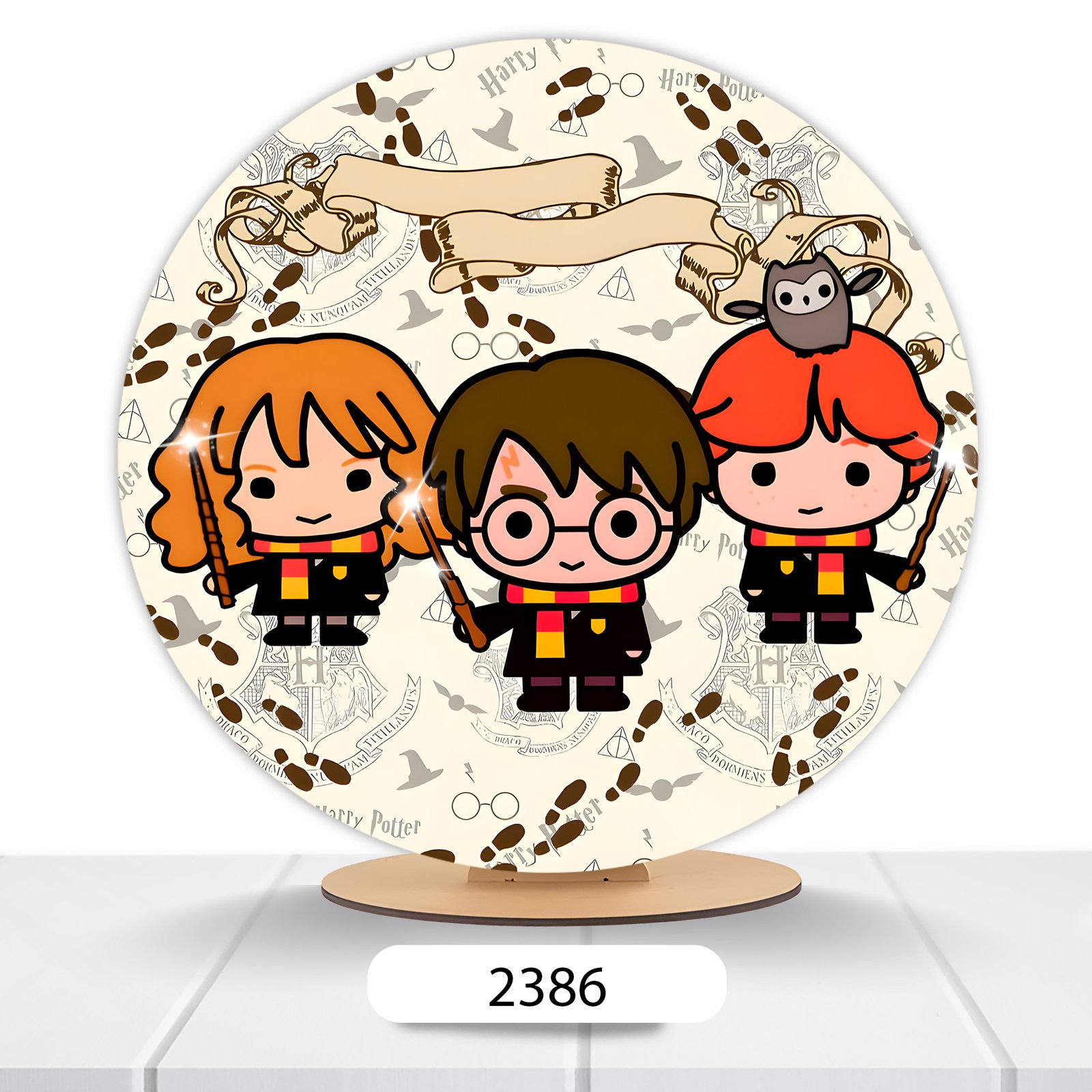Painel Redondo Harry Potter 50x50cm - Imagem 12