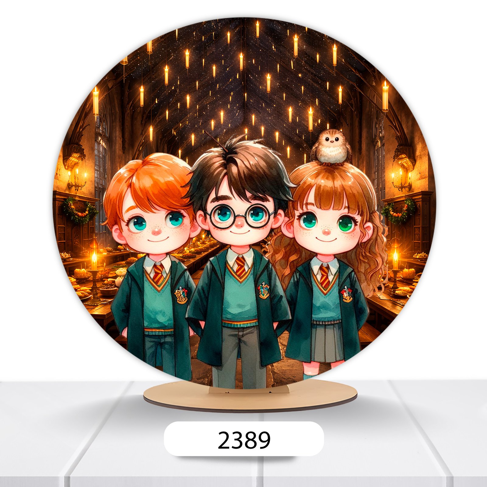 Painel Redondo Harry Potter 50x50cm - Imagem 15