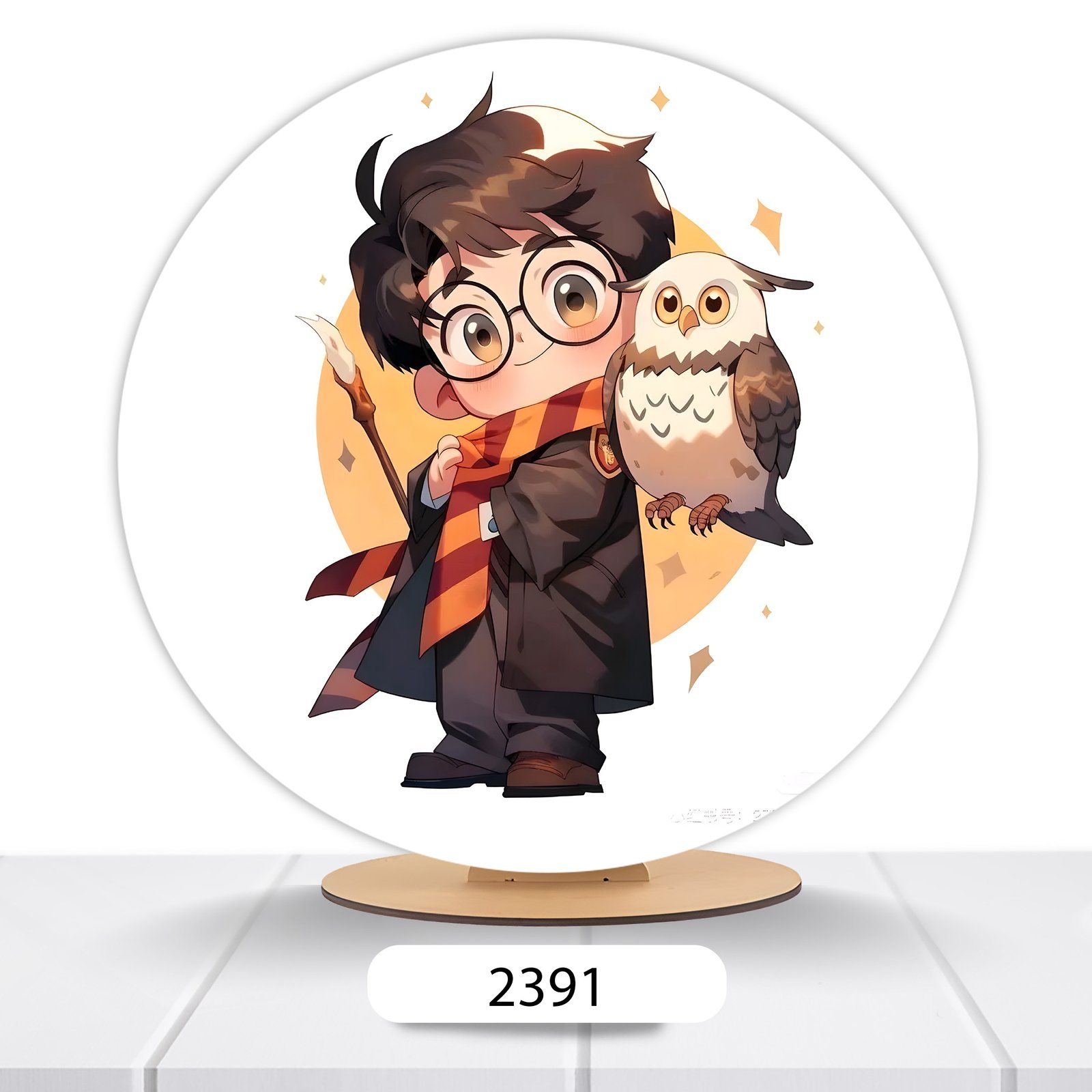 Painel Redondo Harry Potter 50x50cm - Imagem 17