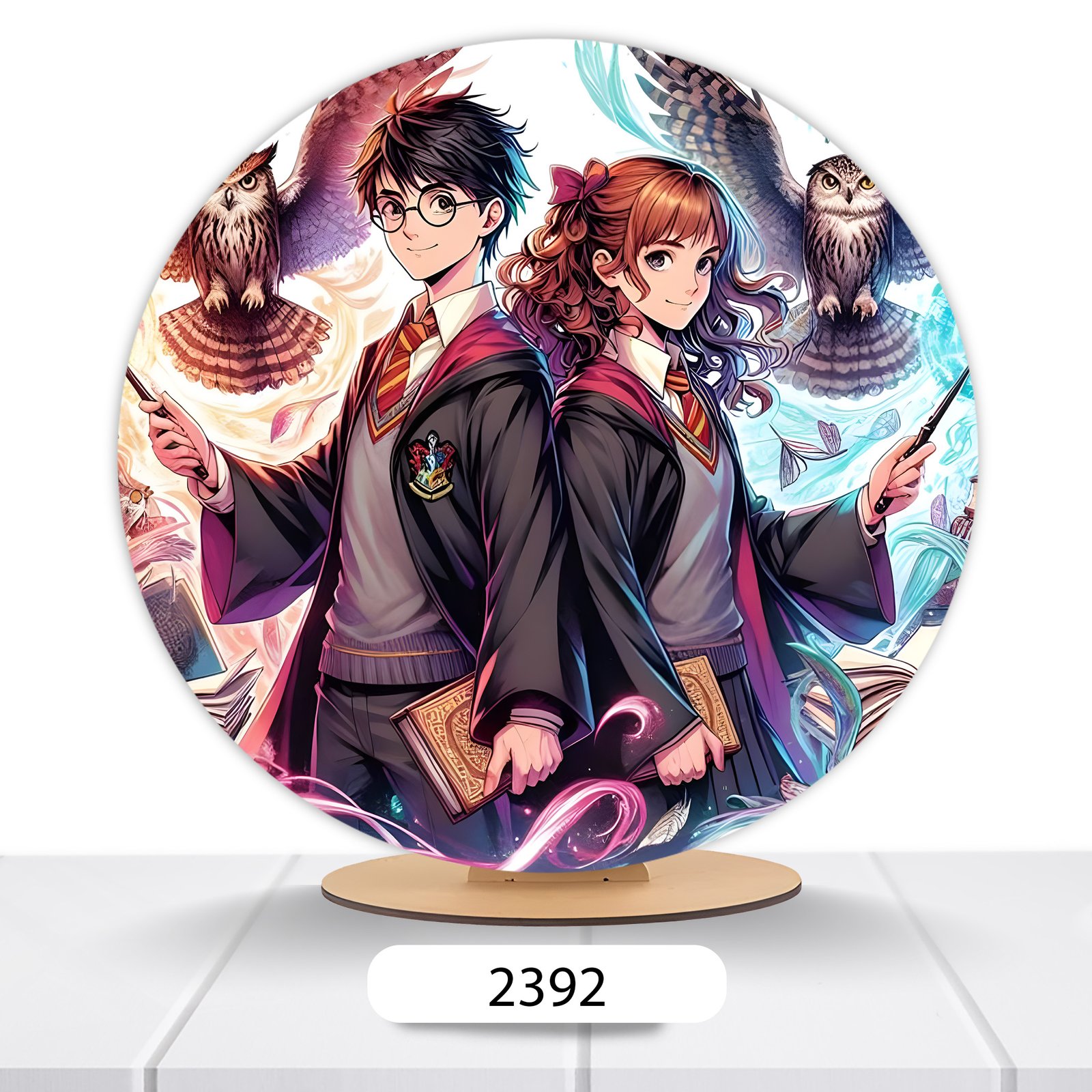 Painel Redondo Harry Potter 50x50cm - Imagem 18