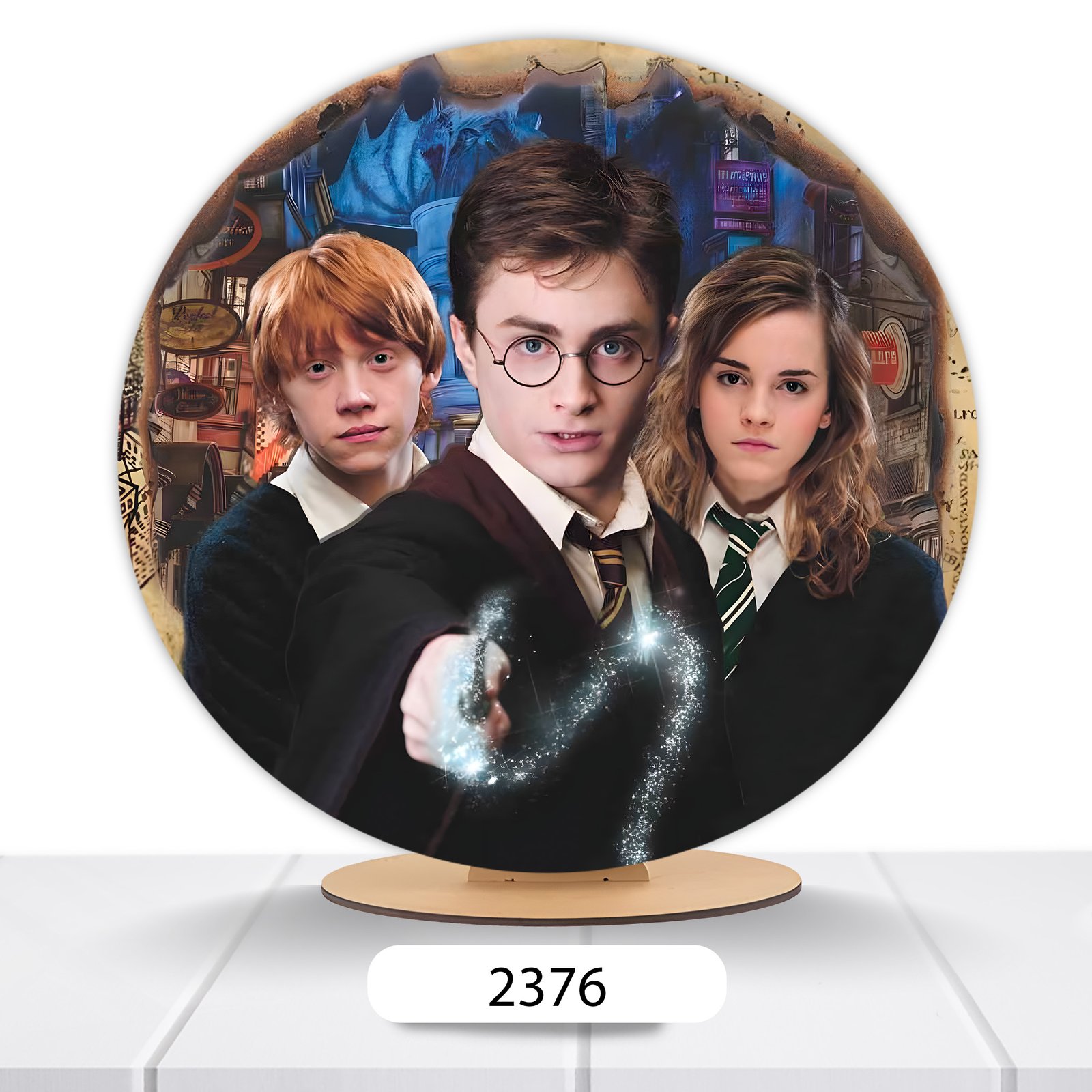 Painel Redondo Harry Potter 50x50cm - Imagem 2