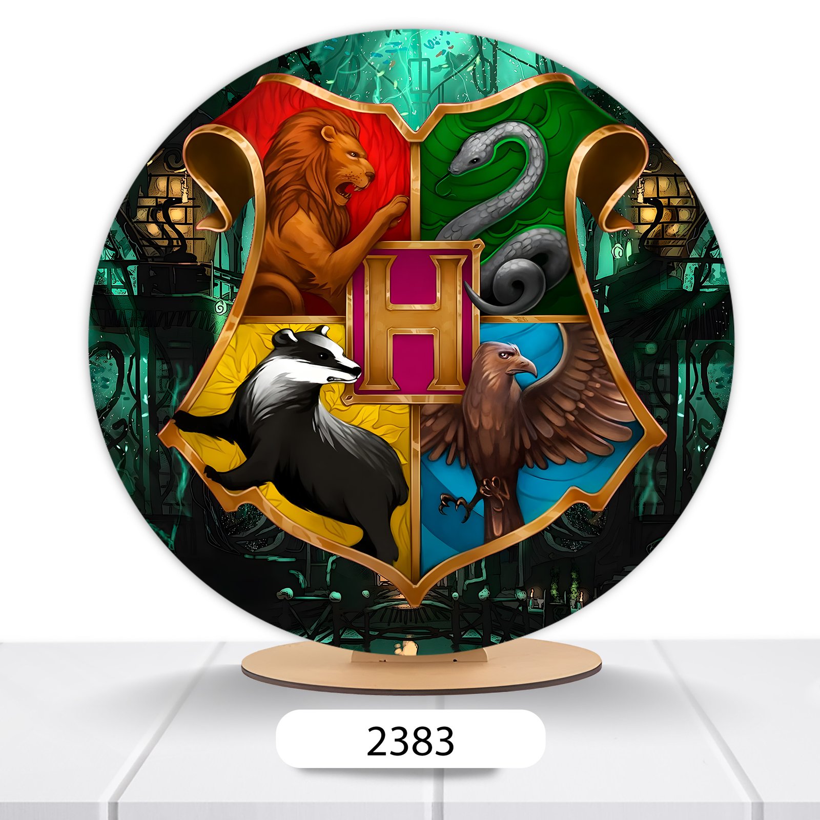 Painel Redondo Harry Potter 50x50cm - Imagem 9