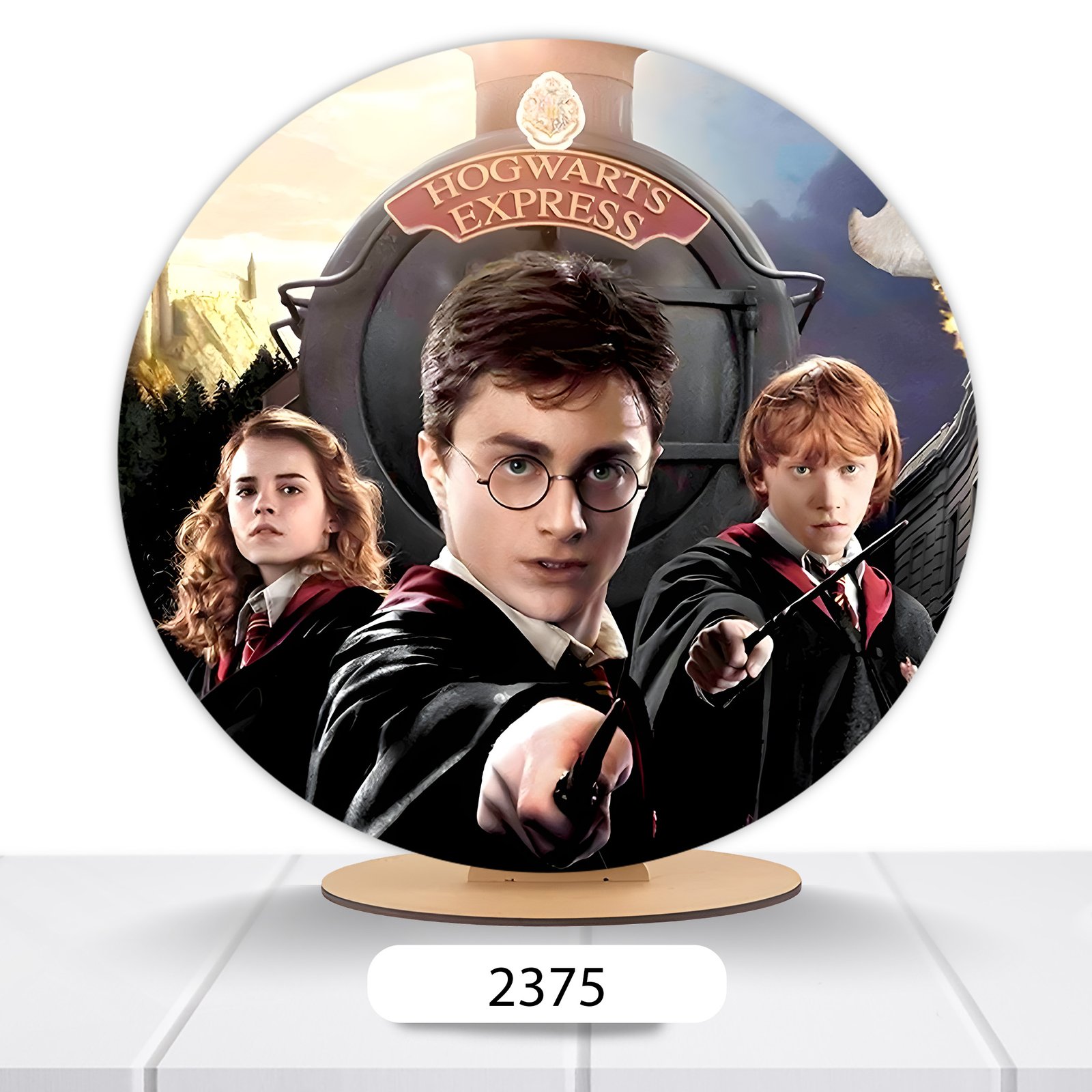 Painel Redondo Harry Potter 50x50cm