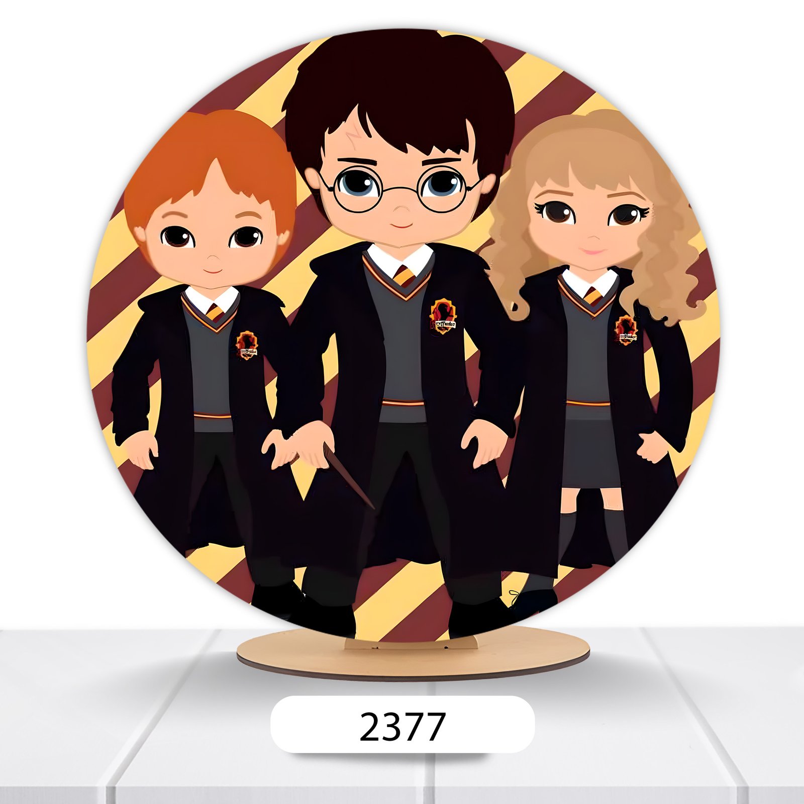 Painel Redondo Harry Potter 50x50cm - Imagem 3